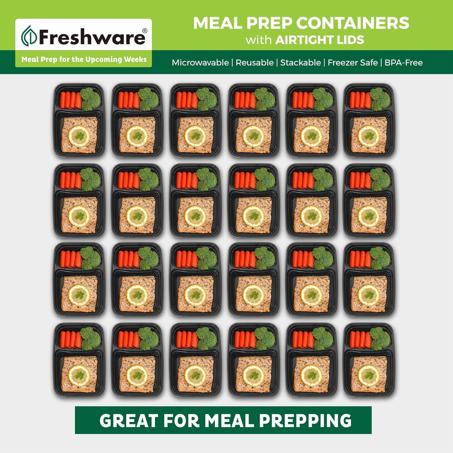 Freshware Meal Prep Containers - Image 4
