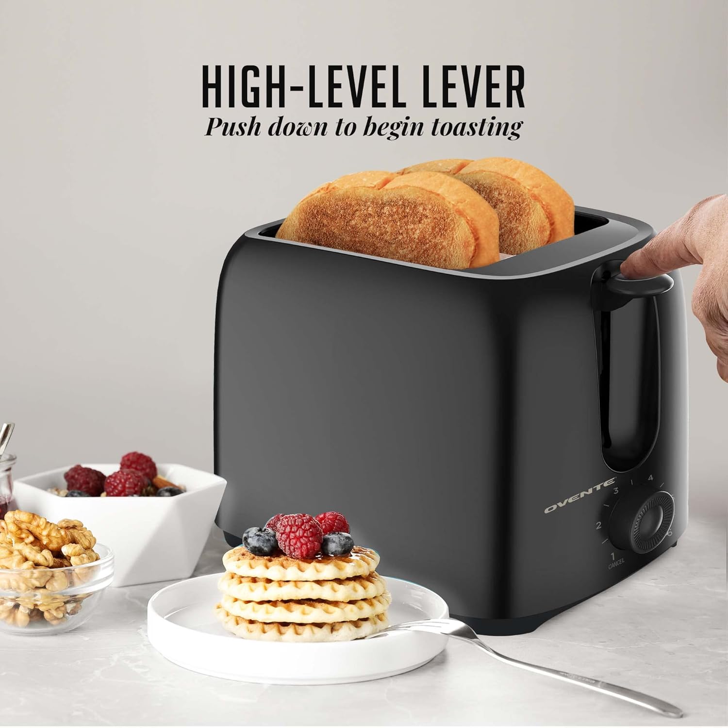 OVENTE 2 Slice Electric Toaster Machine TP2210B - Image 5