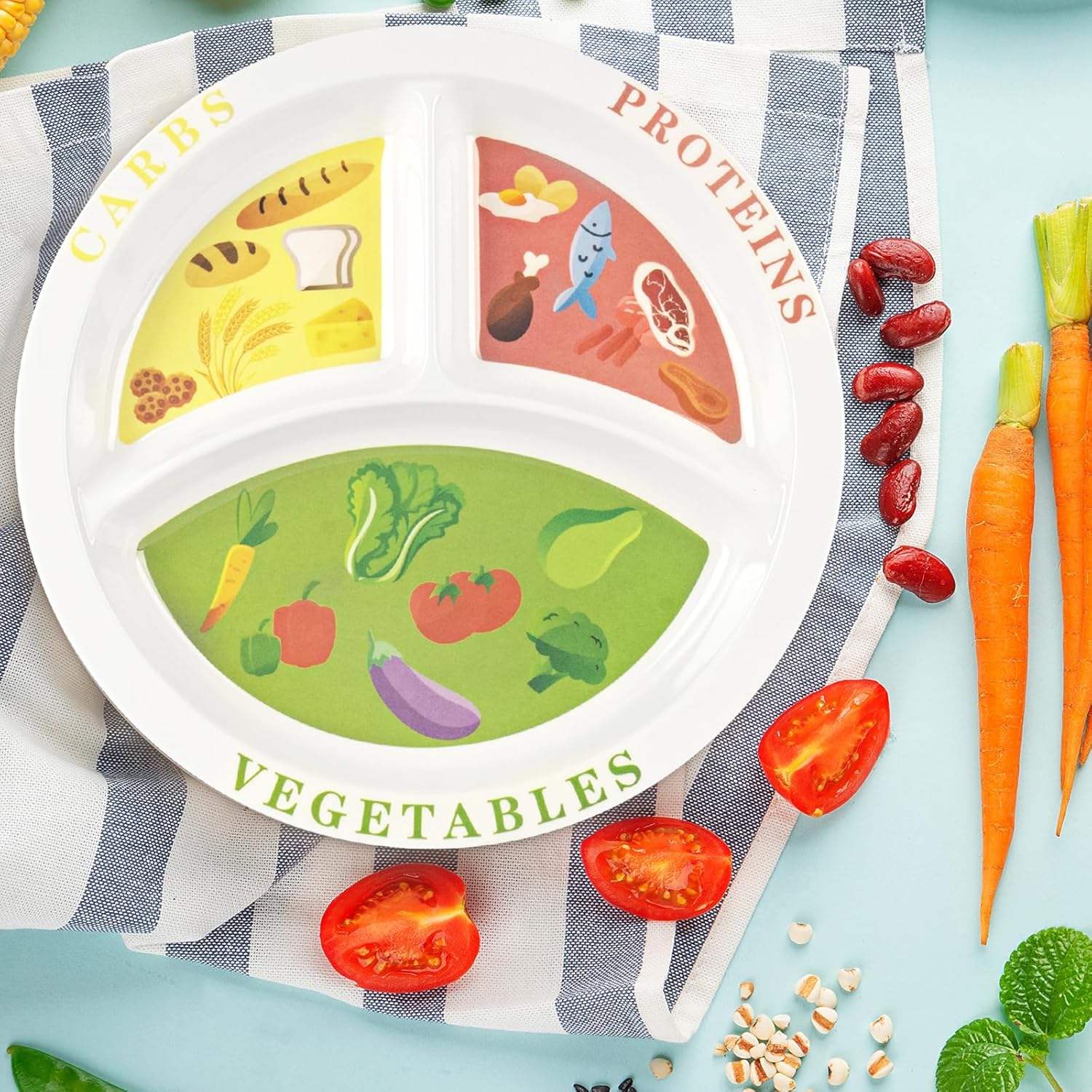 Portion Control Plate for Healthy Nutrition - Image 4