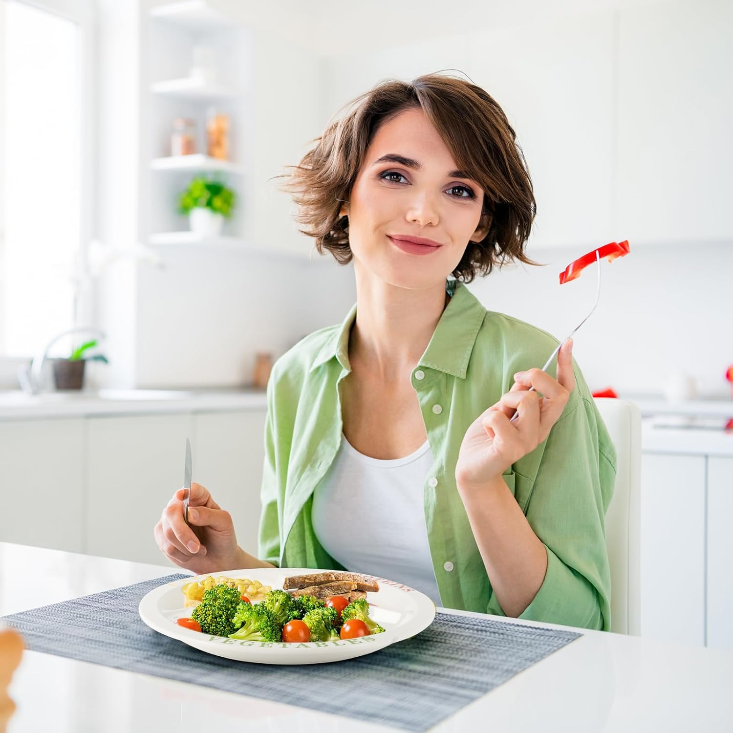 Portion Control Plate for Healthy Nutrition - Image 7