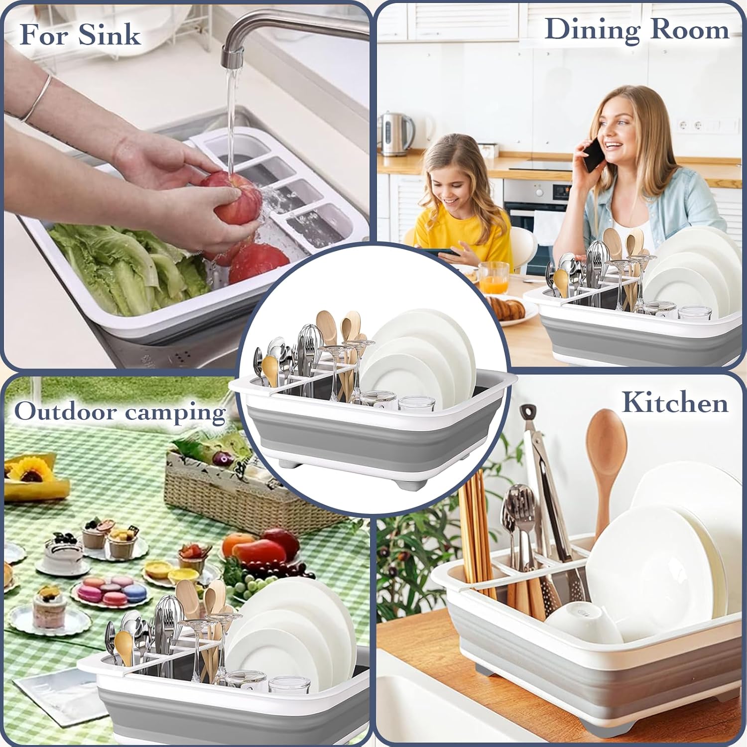 Portable Collapsible Dish Rack - Image 8