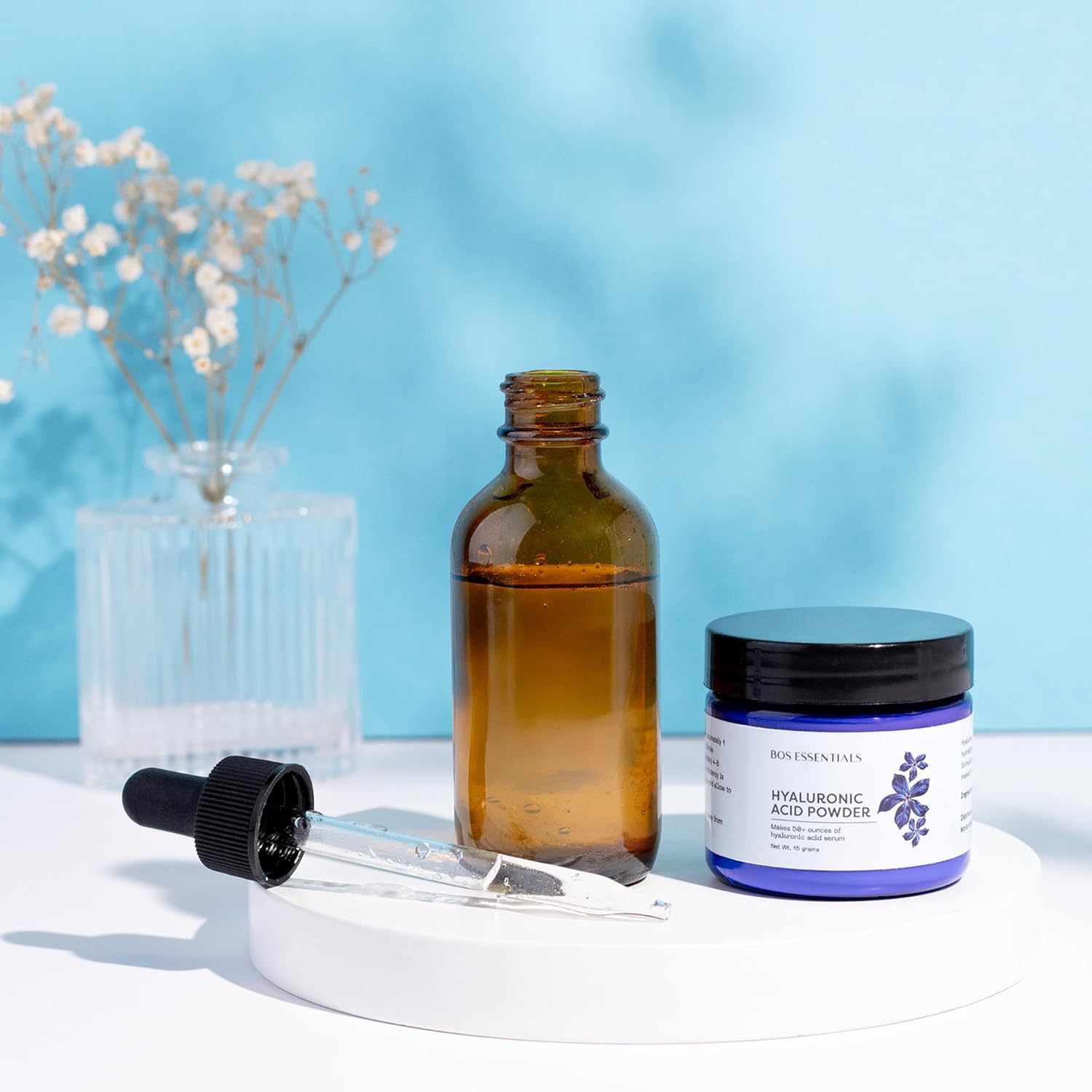 100% Natural Pure Hyaluronic Acid Powder for DIY Anti-Aging Serum - Image 9