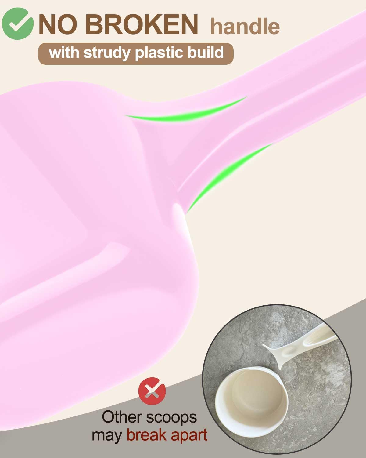 Pink Pet Food Scoop Measuring Cup - Image 6