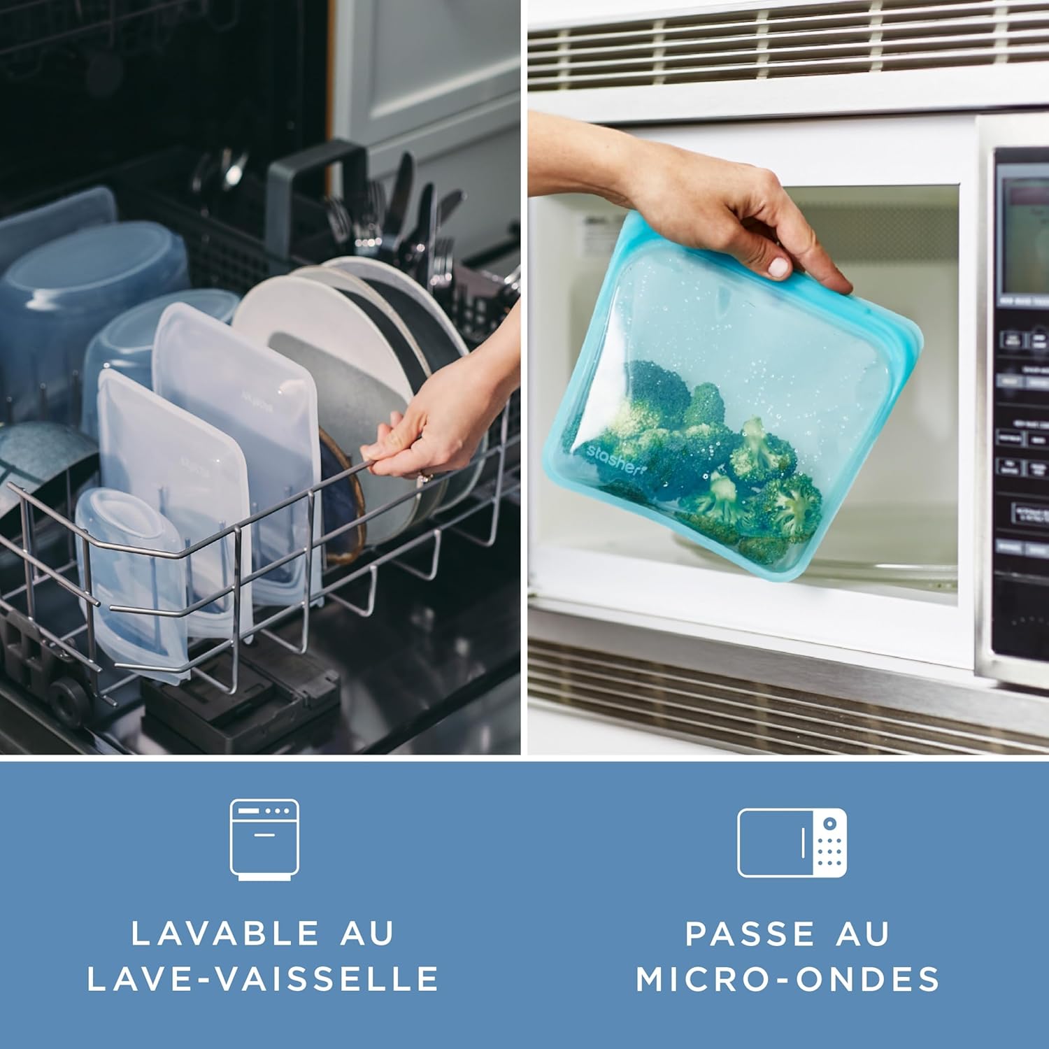 Stasher Premium Silicone Reusable Food Storage Bags - Image 8