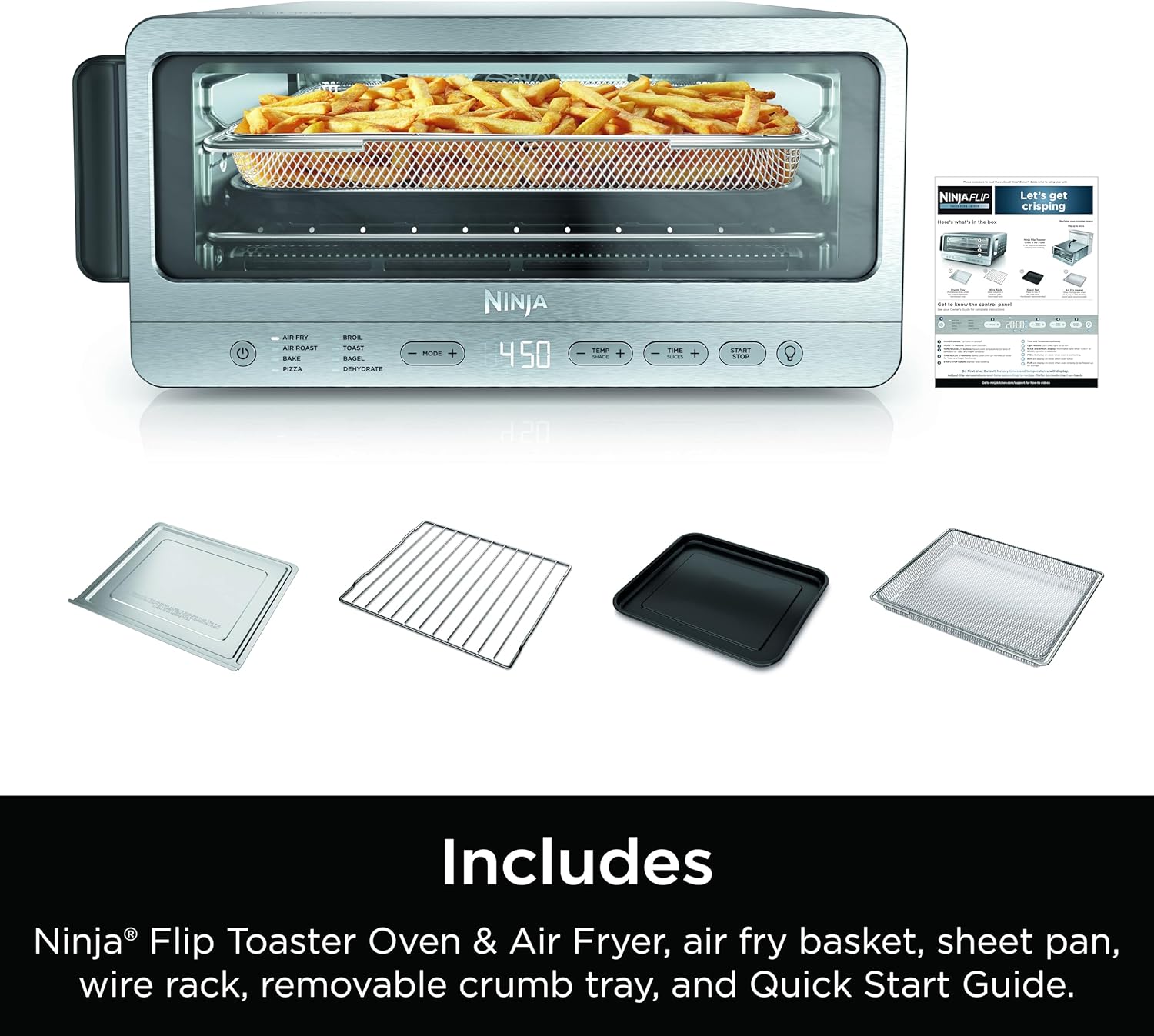 Ninja 8-in-1 Flip Toaster Oven & Air Fryer - Image 12