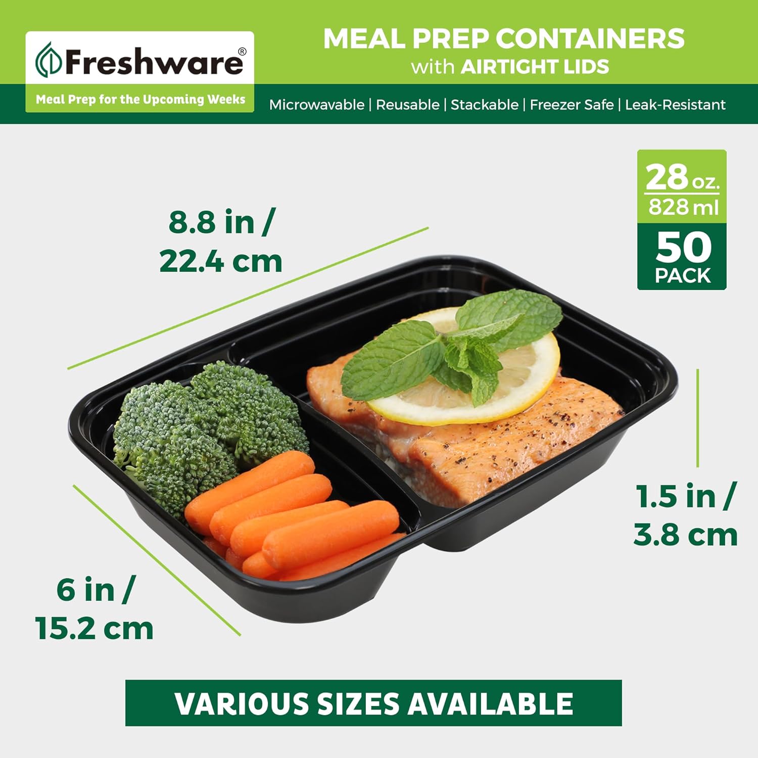 Freshware Meal Prep Containers - Image 5