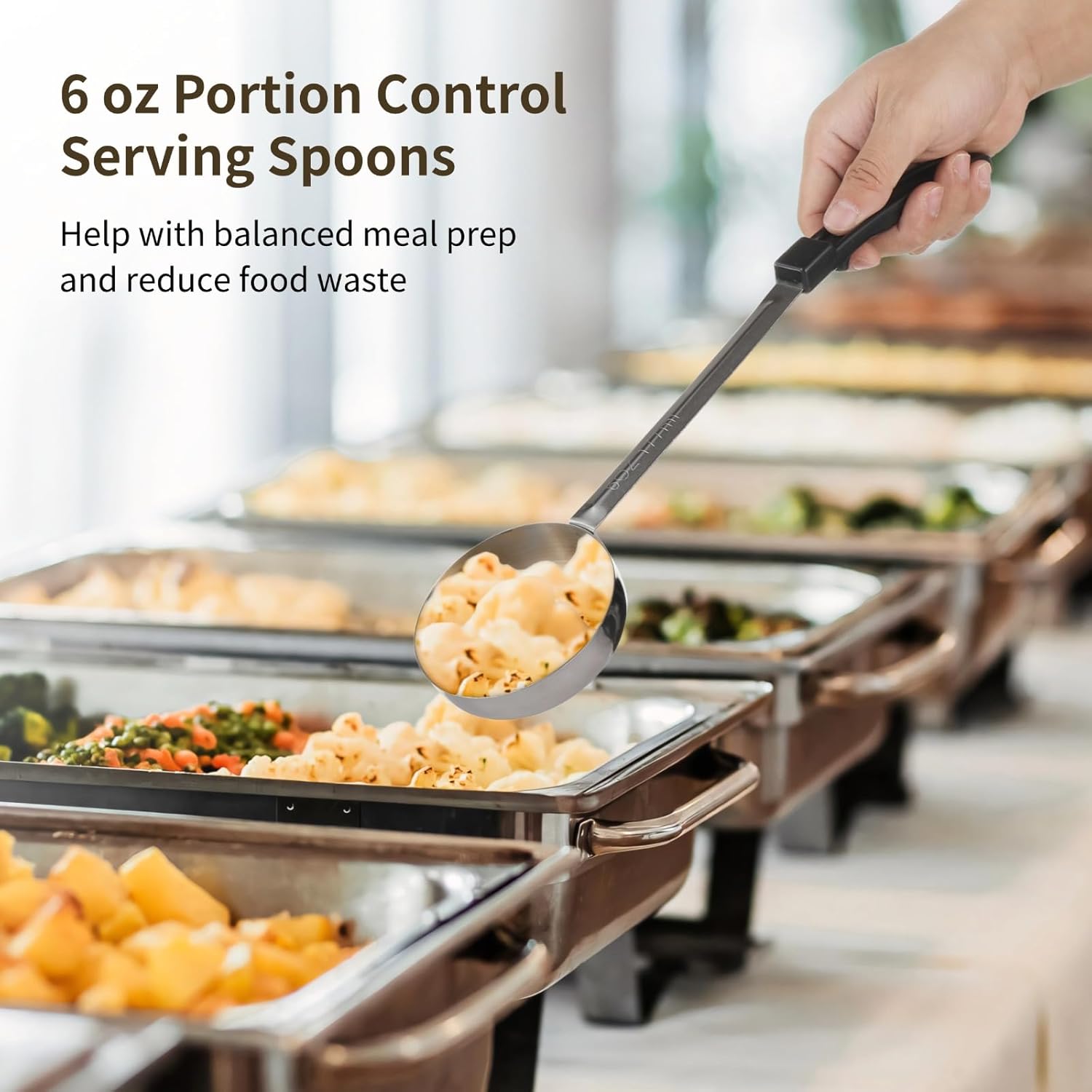 Stainless Steel Ladle Set for Cooking and Dieting - Image 4