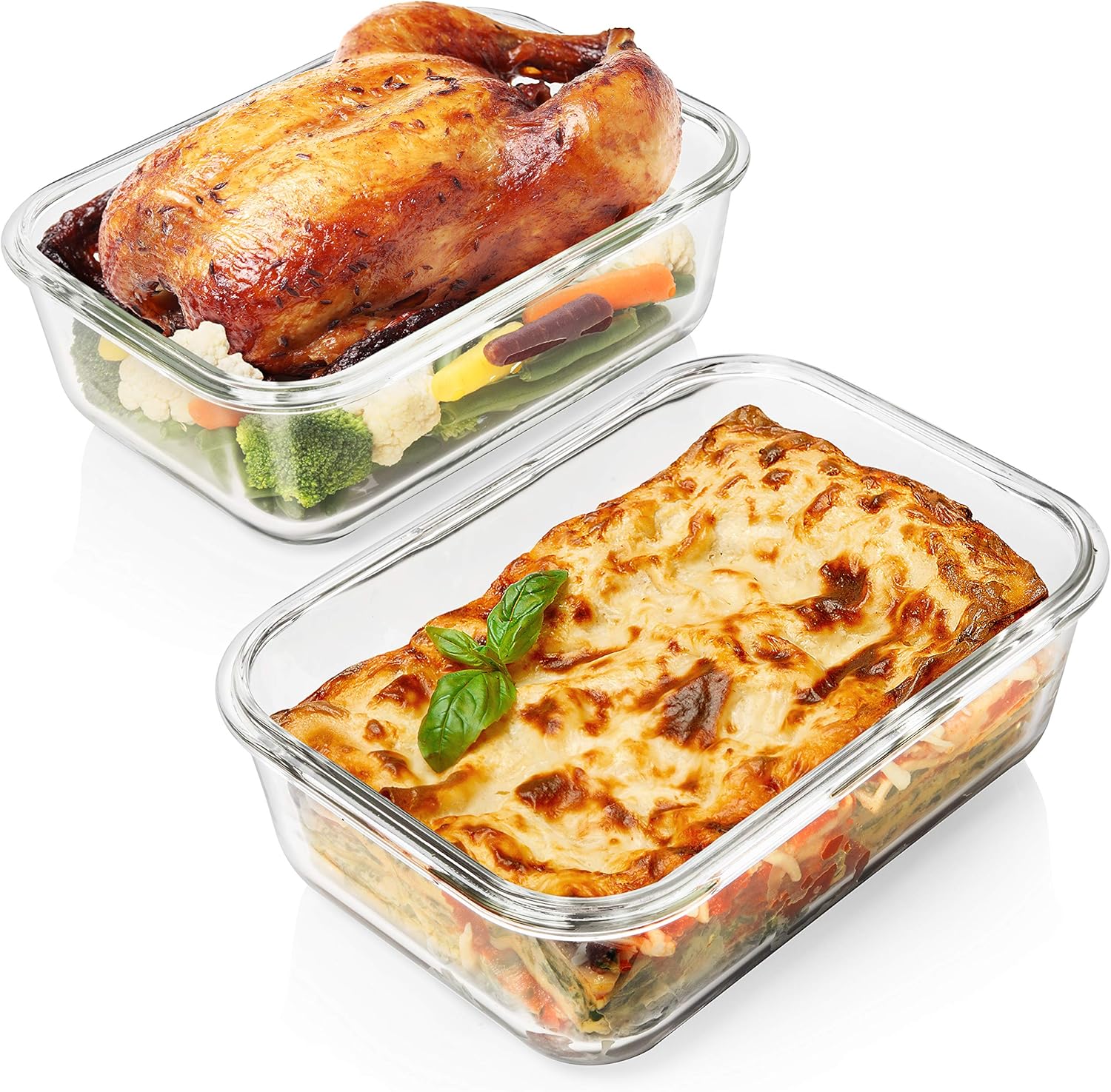 Large Glass Food Storage Containers with Locking Lids - Image 9
