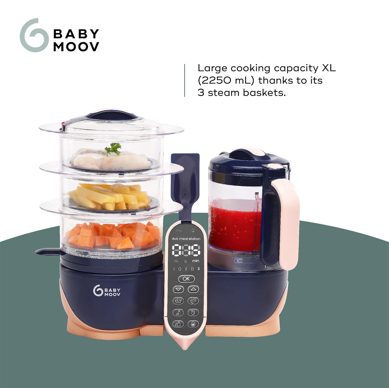 Babymoov Duo Meal Station XL 6-in-1 Food Processor - Image 4