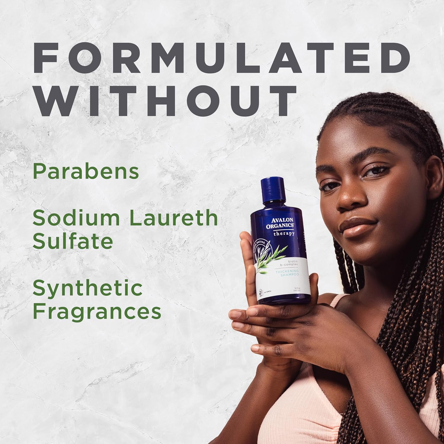 Avalon Organics Biotin Shampoo for Fuller Thicker Looking Hair - Image 5