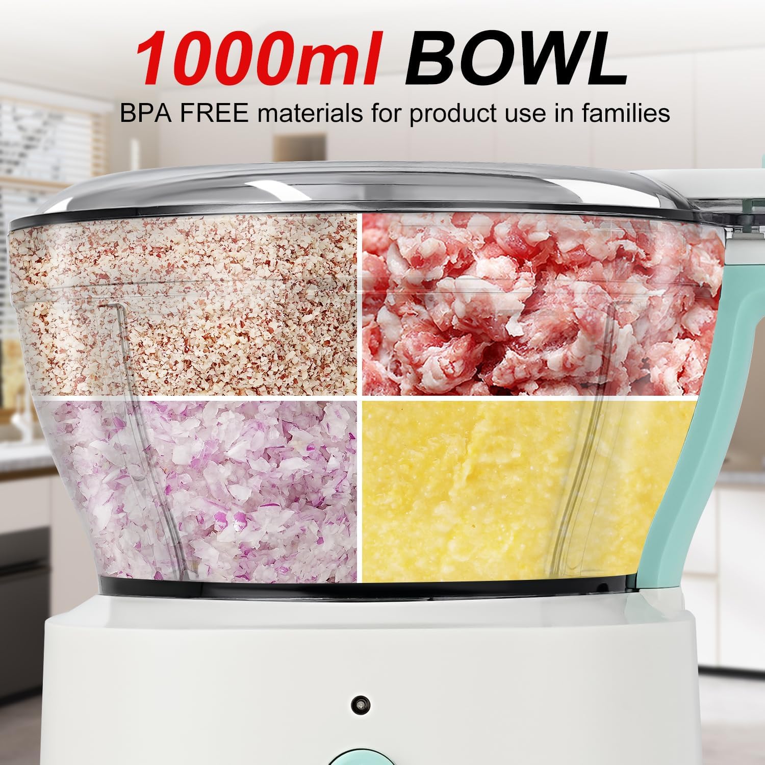 Electric Food Chopper & Meat Grinder - Image 5