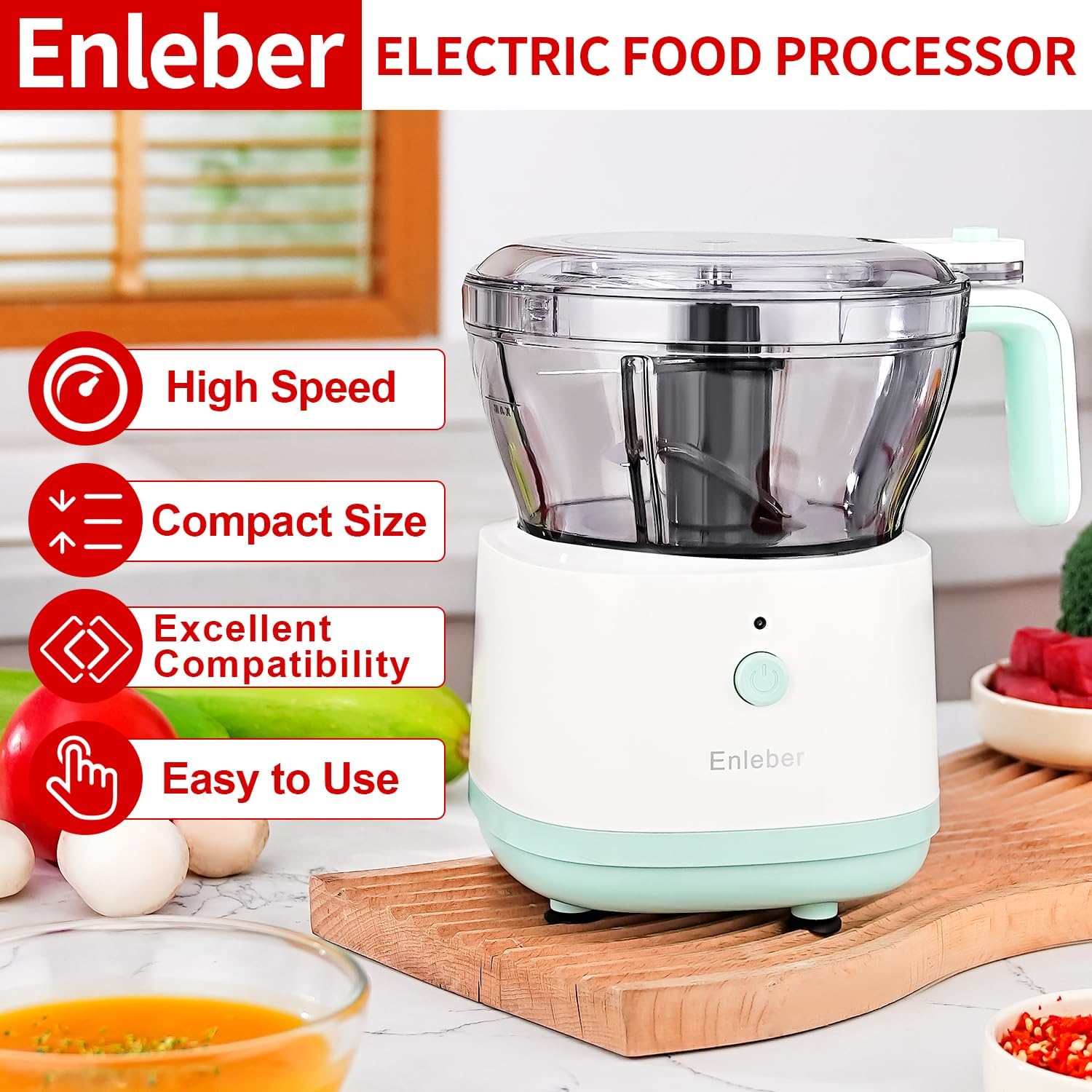 Electric Food Chopper & Meat Grinder - Image 6