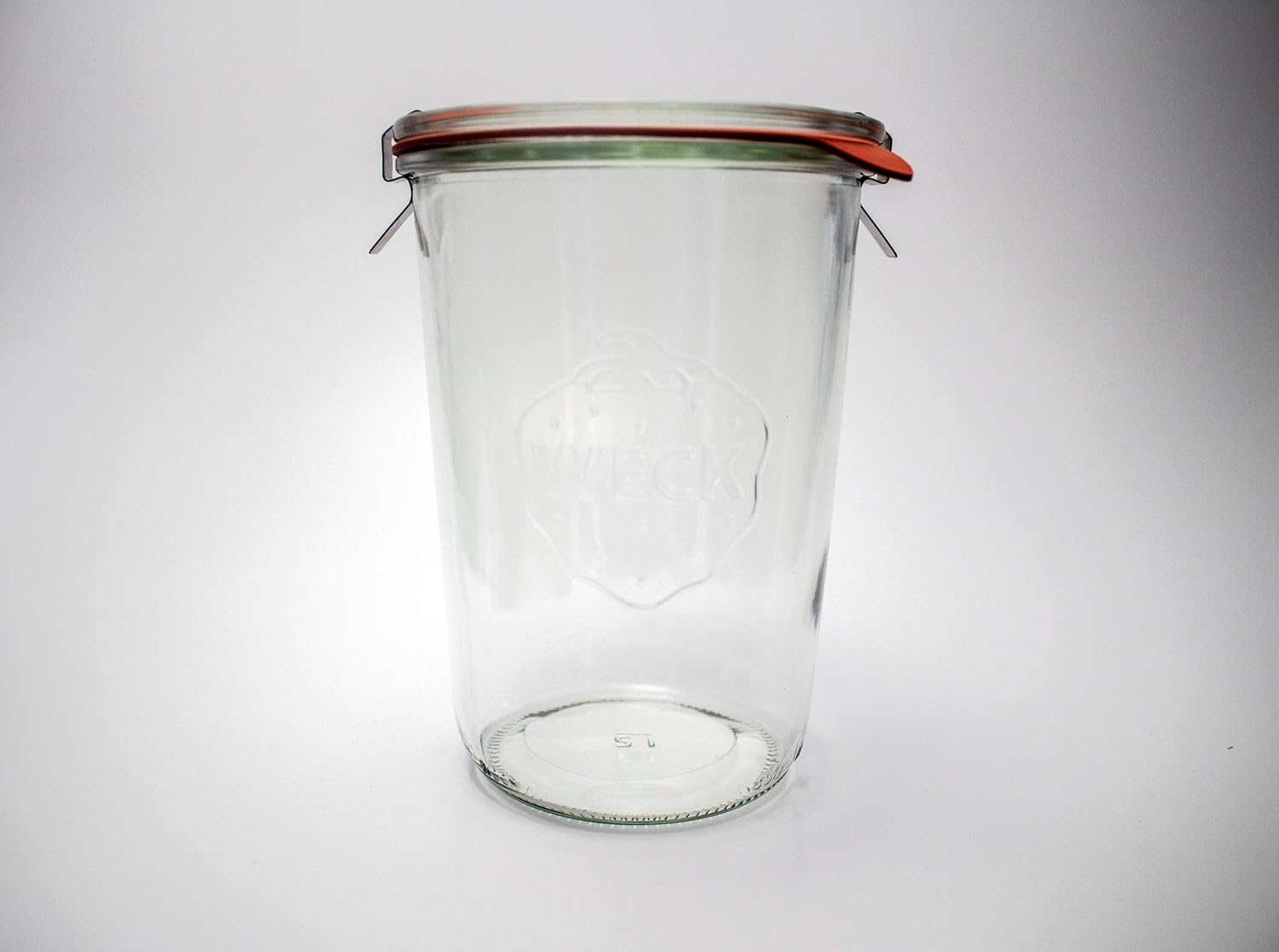Weck 3/4 Liter Tall Glass Jar with Lid and Rubber Gasket - Image 6