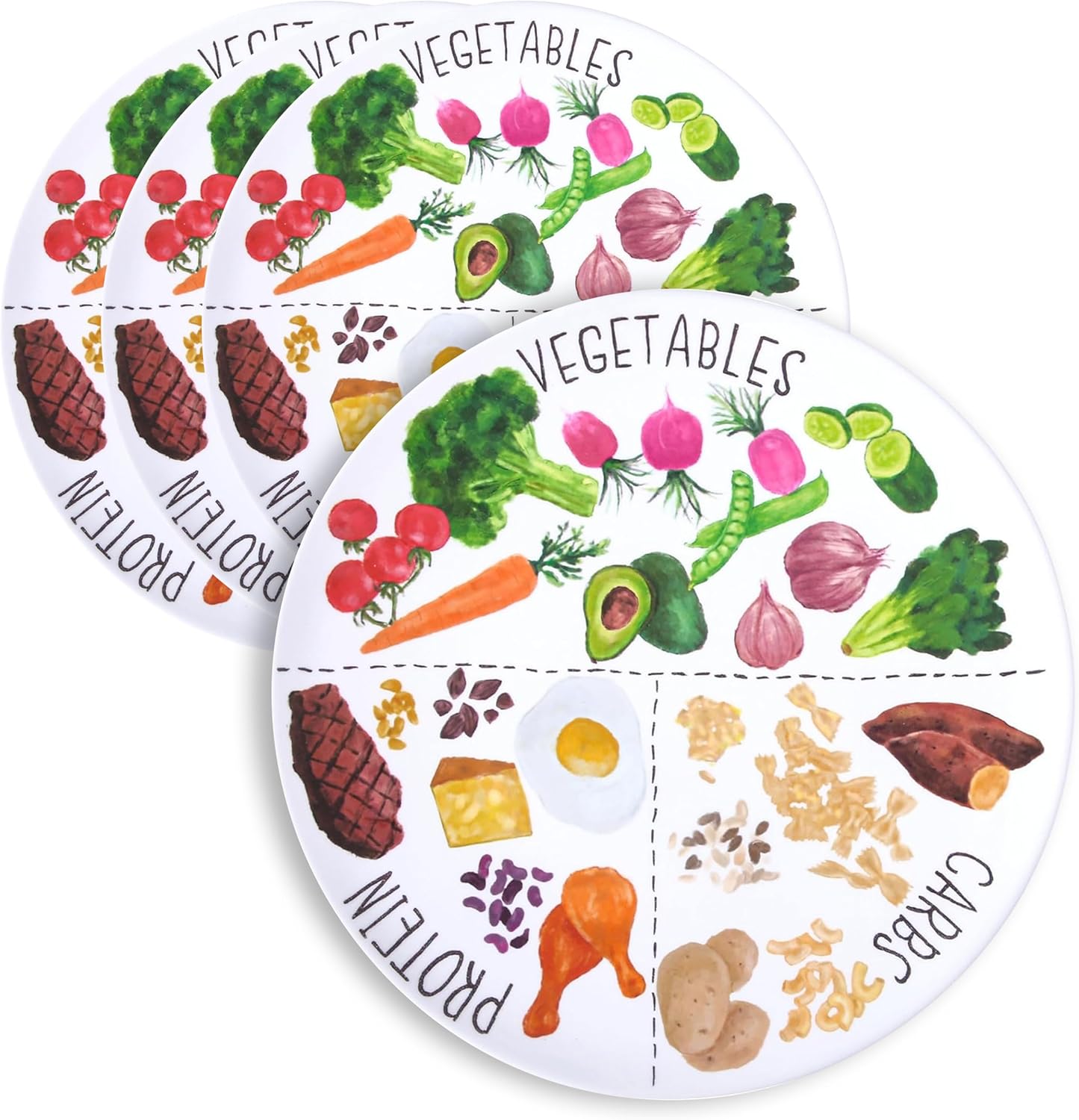 Portion Control Plate for Healthy Nutrition - Image 2