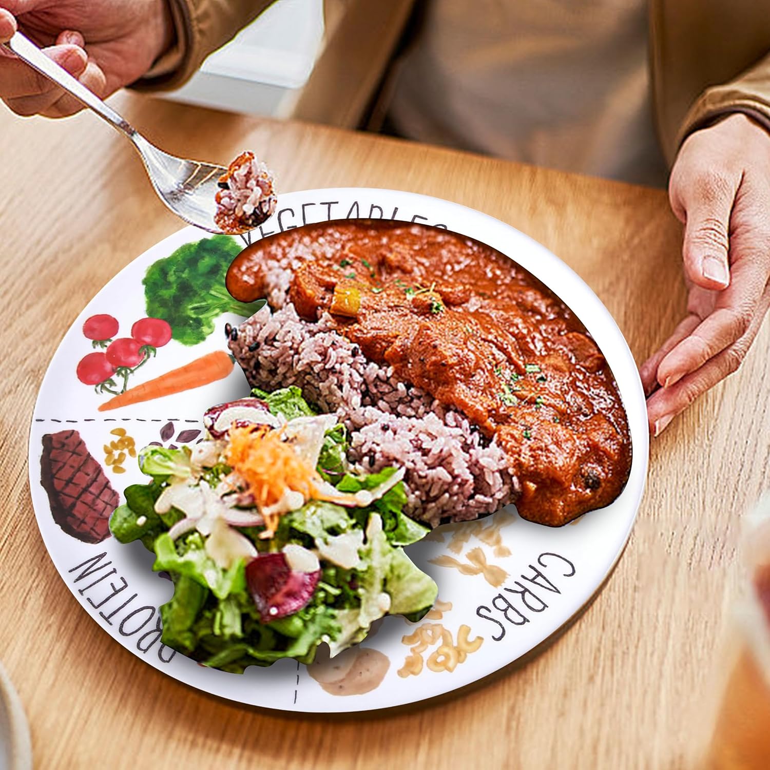 Portion Control Plate for Healthy Nutrition - Image 6