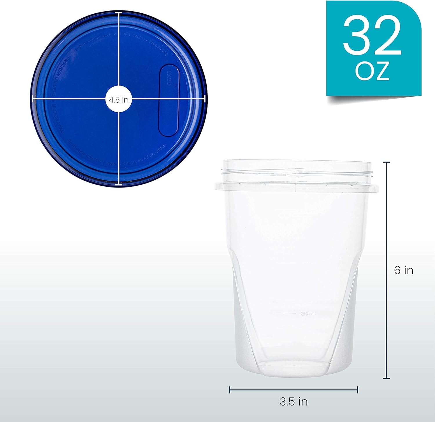 PLASTICPRO 32oz Food Storage Containers - Image 4