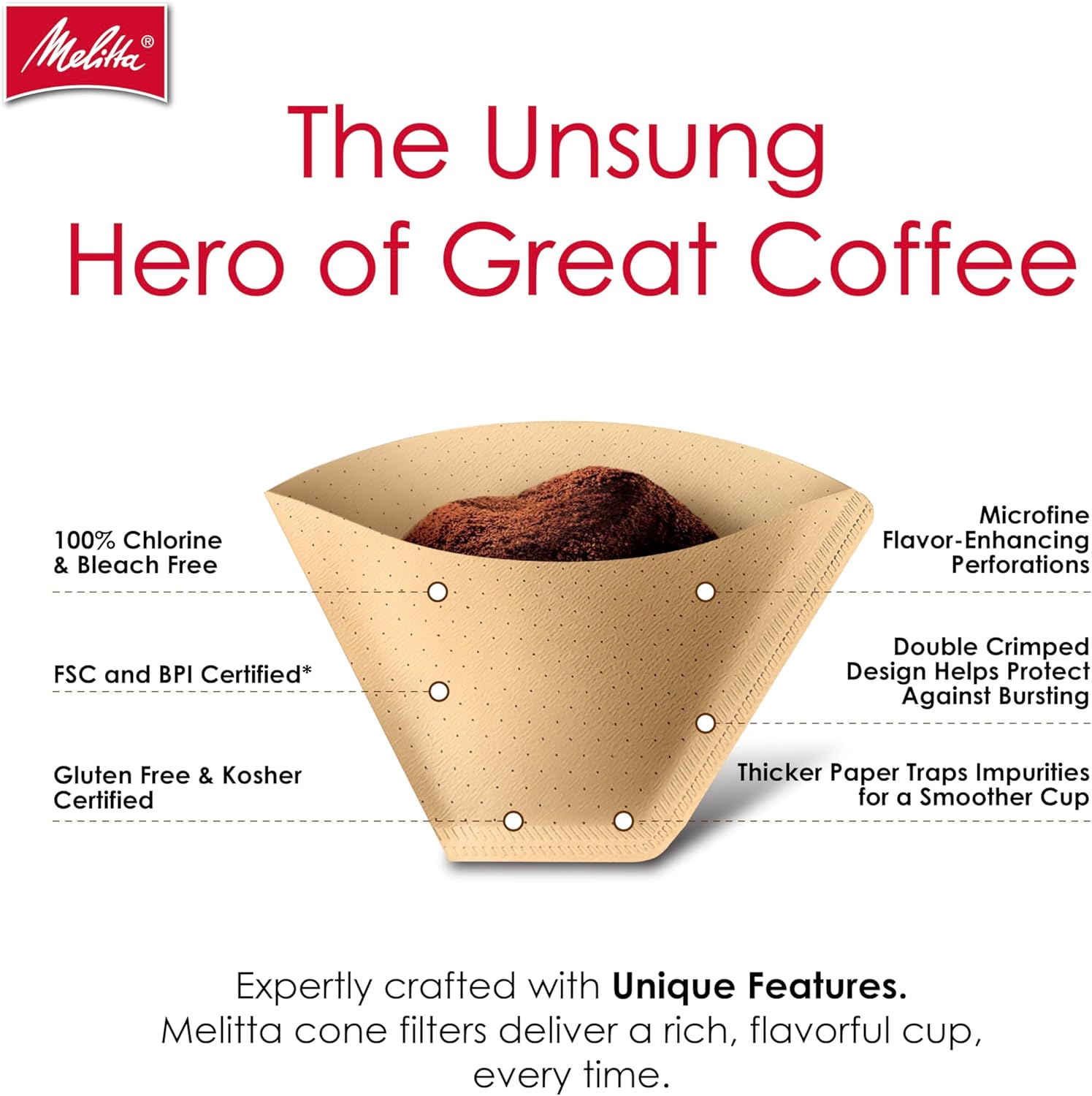 Melitta Coffee Filter Brown - Image 3