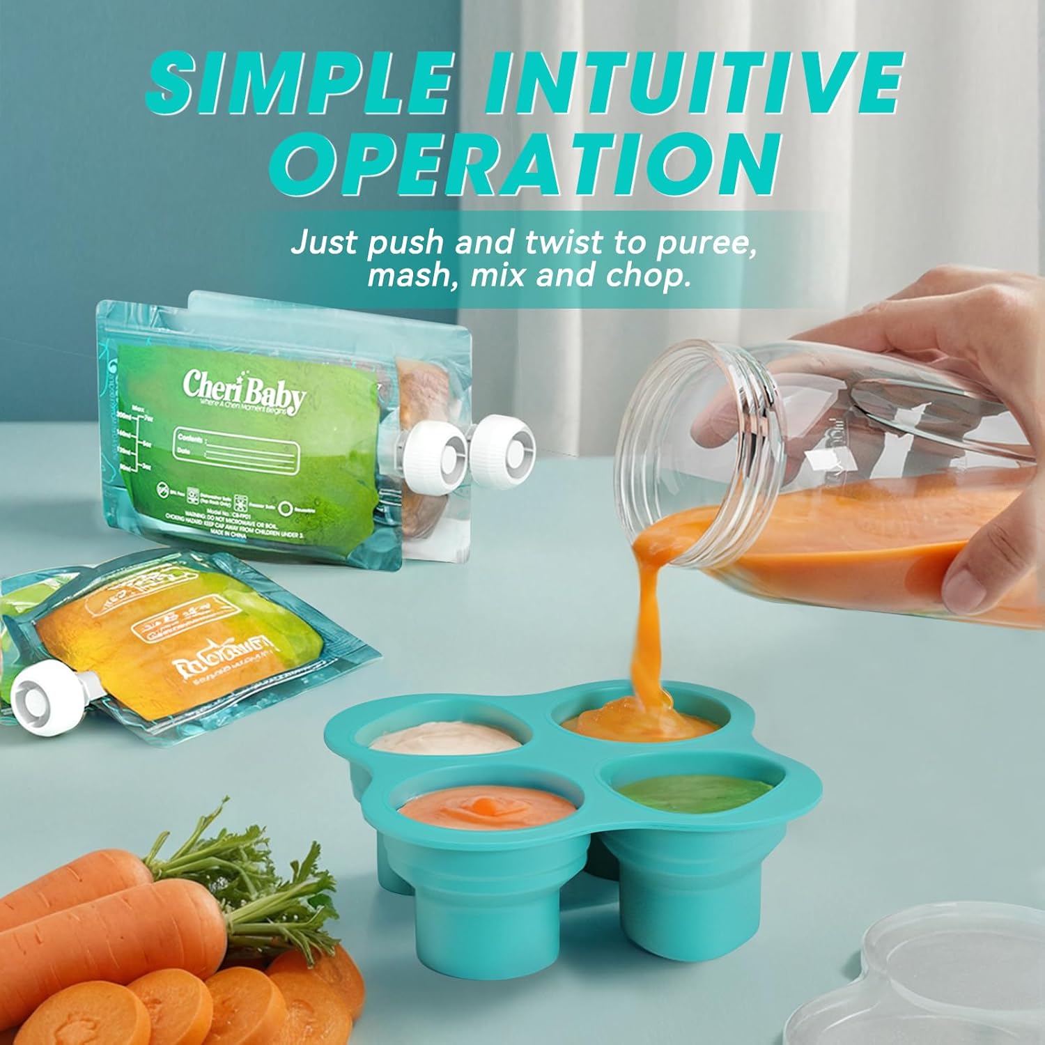 CheriBaby 15-in-1 Baby Food Maker System - Image 4