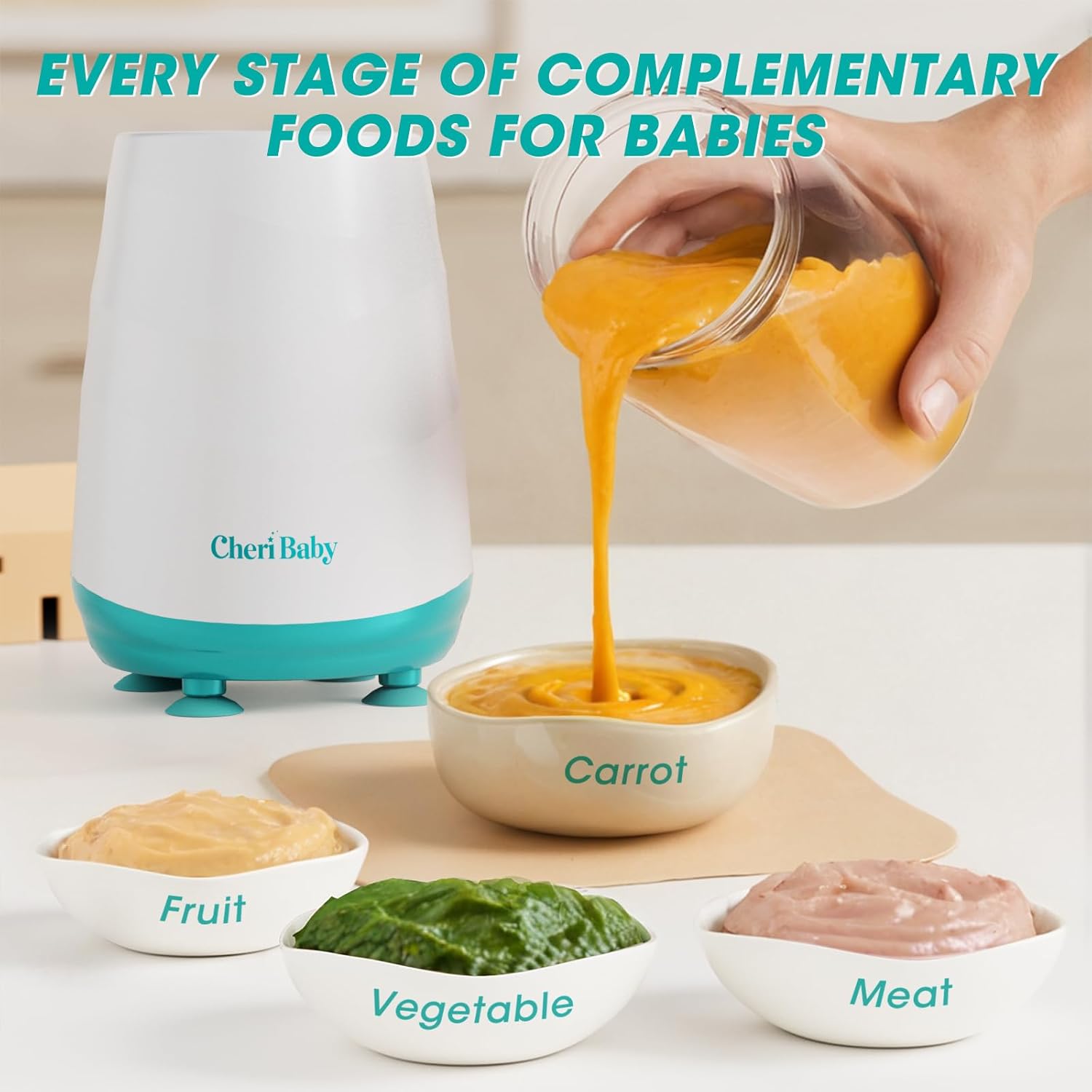 CheriBaby 15-in-1 Baby Food Maker System - Image 6