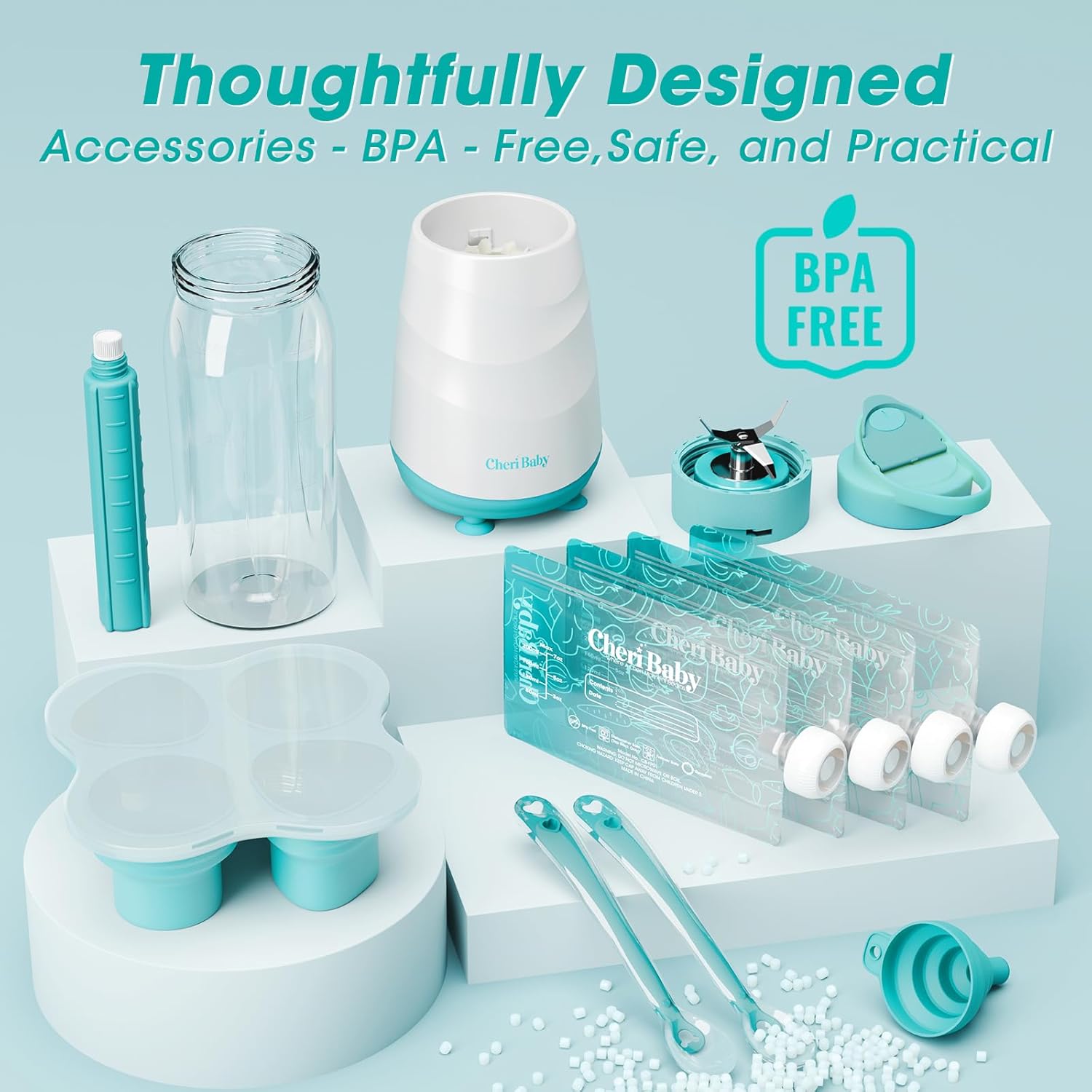 CheriBaby 15-in-1 Baby Food Maker System - Image 8