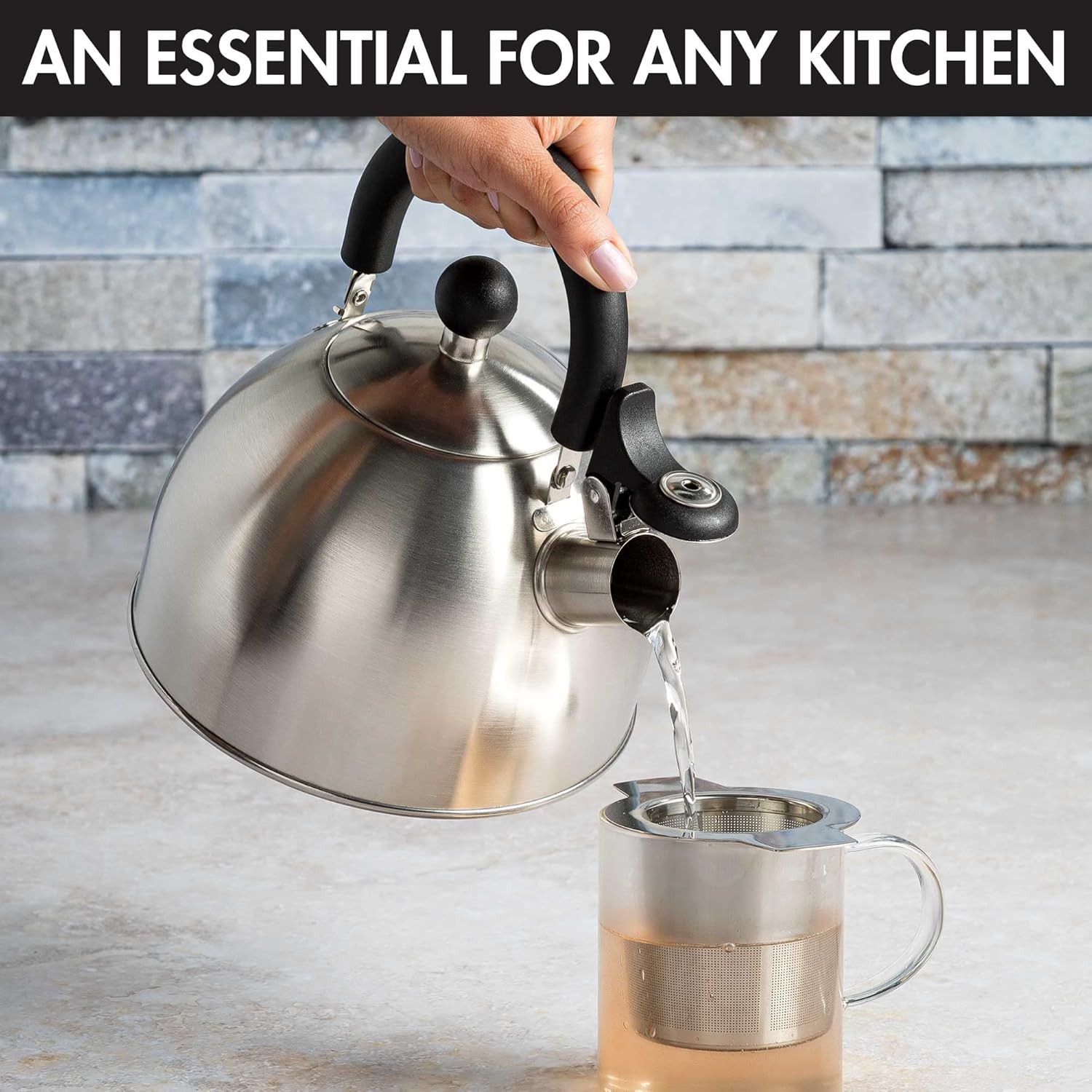 Primula Whistling Stovetop Tea Kettle - Image 3