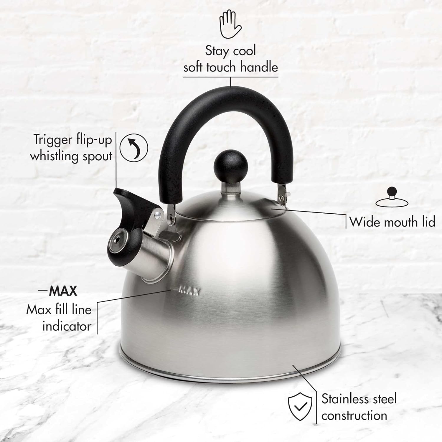 Primula Whistling Stovetop Tea Kettle - Image 5