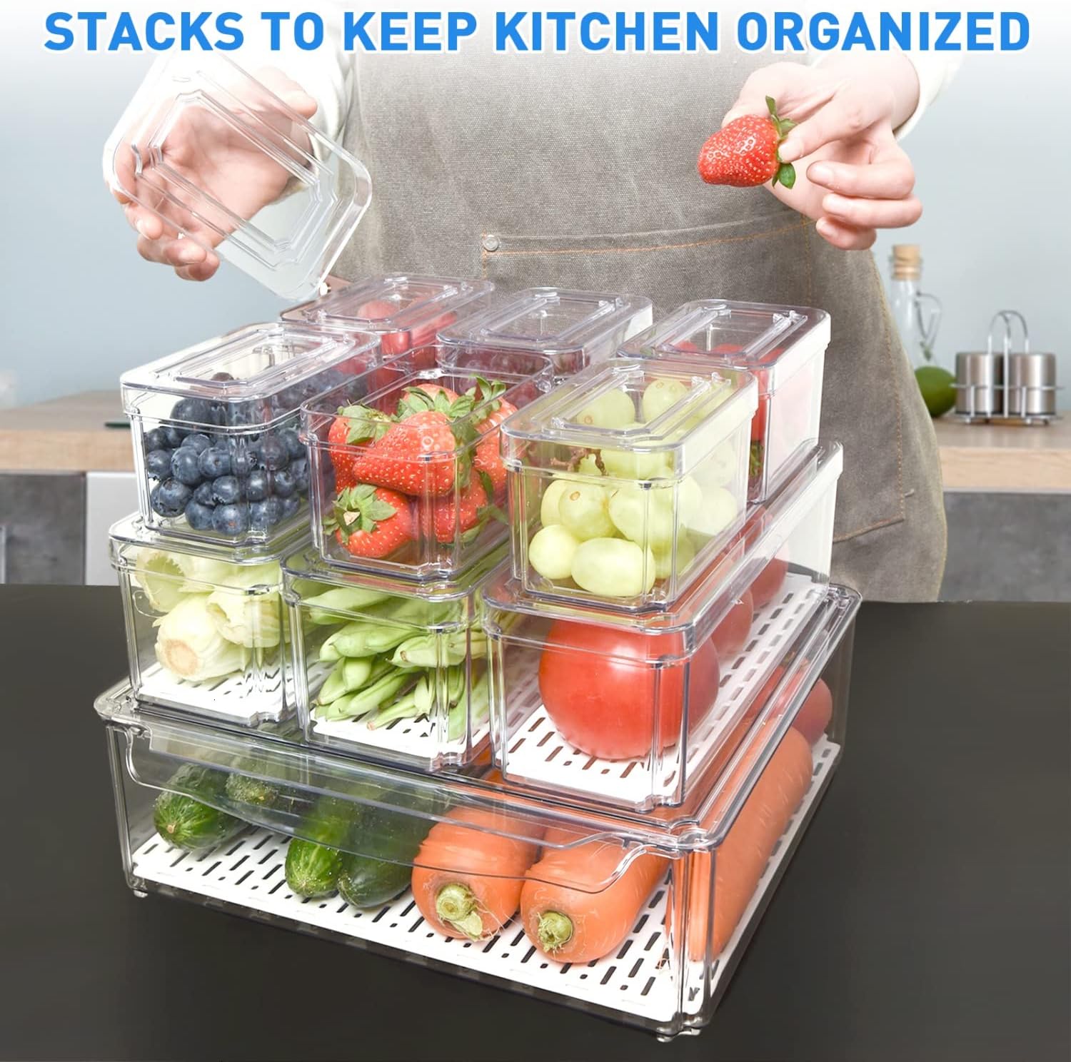 Pomeat Fridge Organizer Containers - Image 3