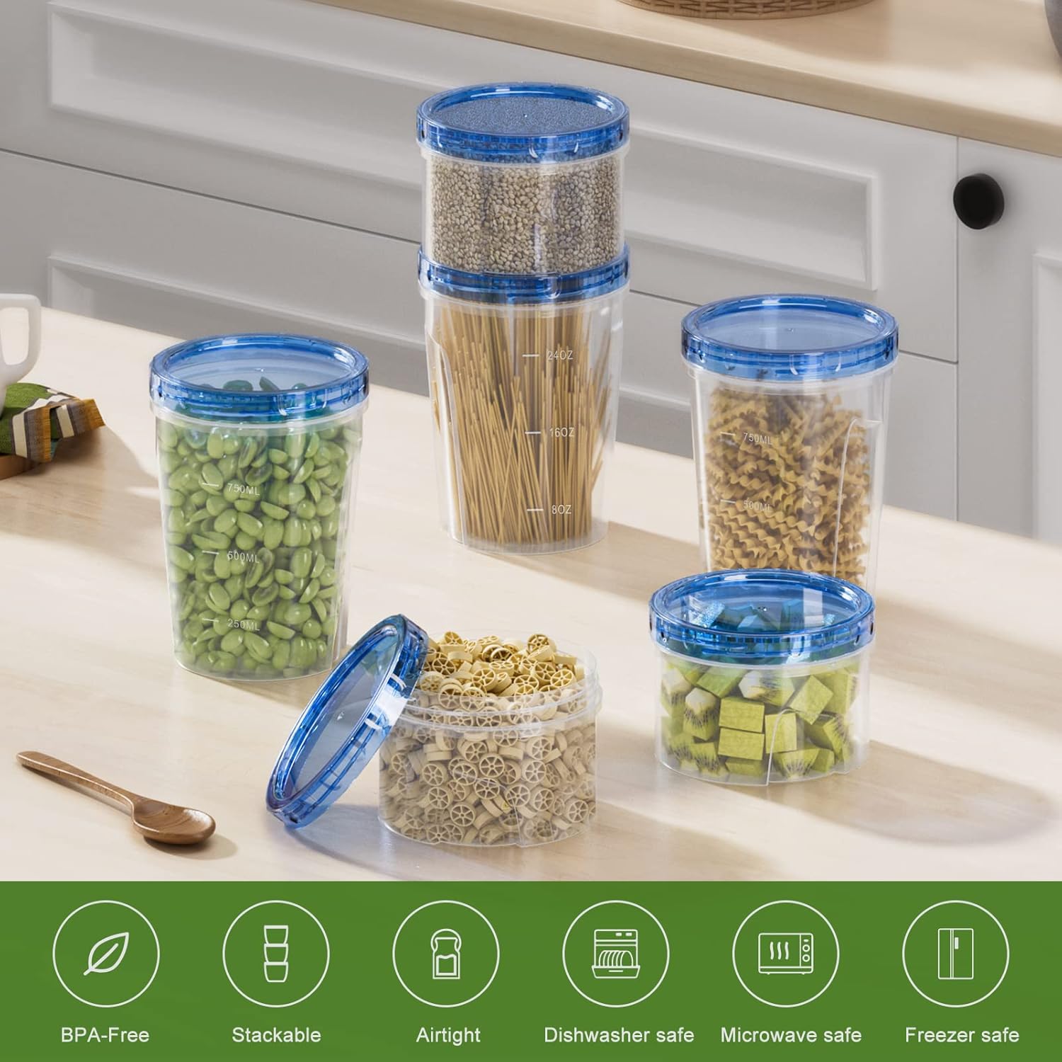 Freshmage Freezer Containers with Lids - Image 4
