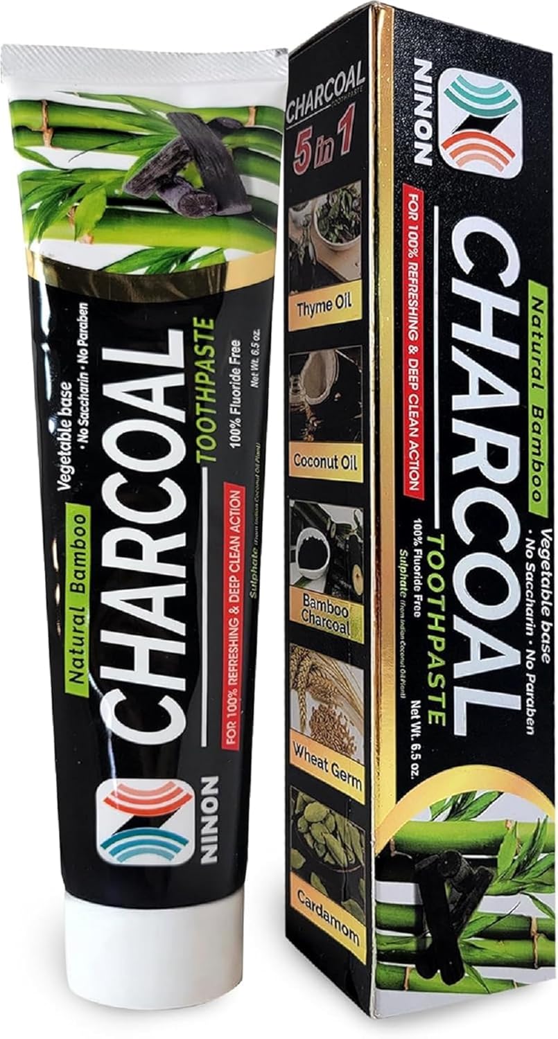 Activated Charcoal Natural Toothpaste - Image 3