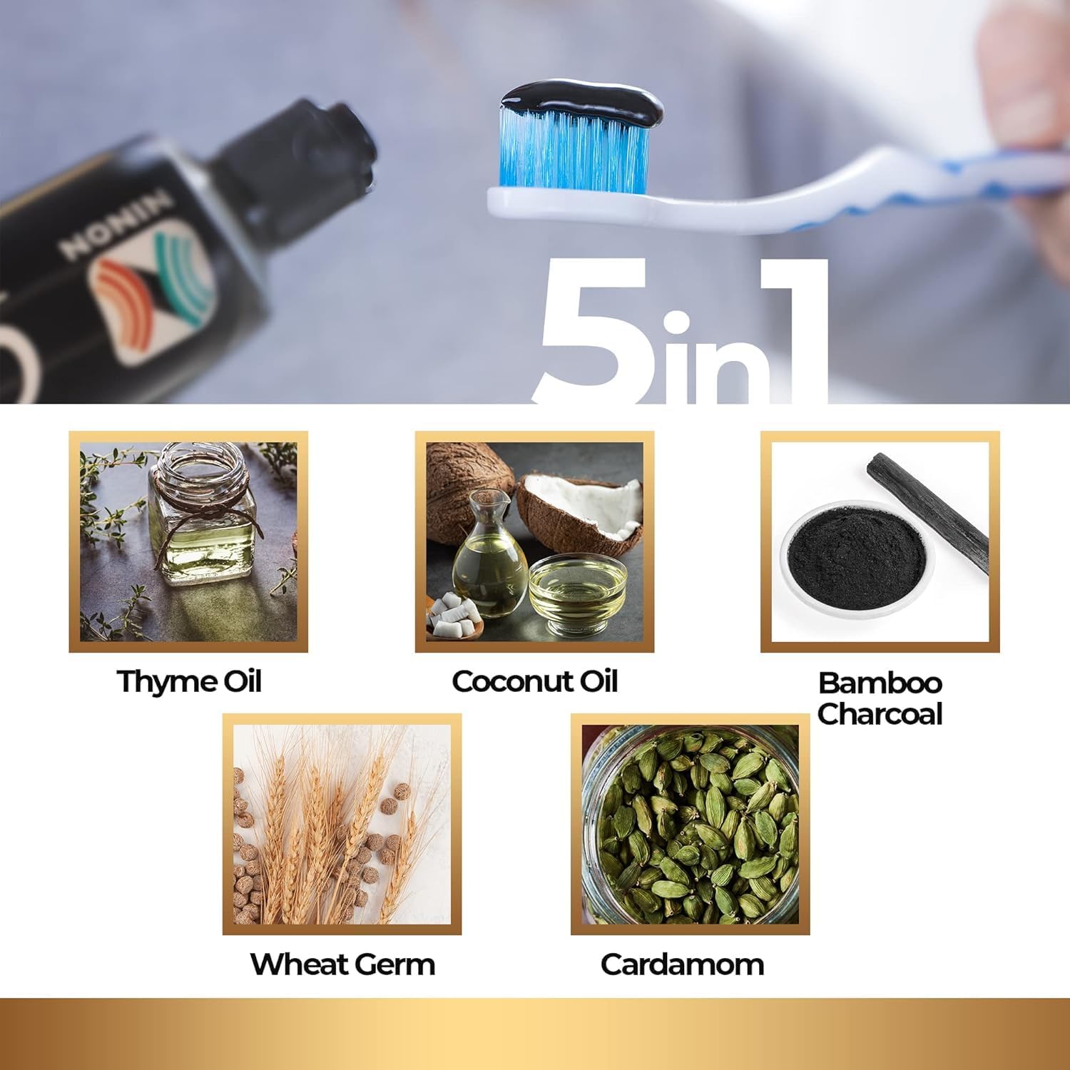 Activated Charcoal Natural Toothpaste - Image 5