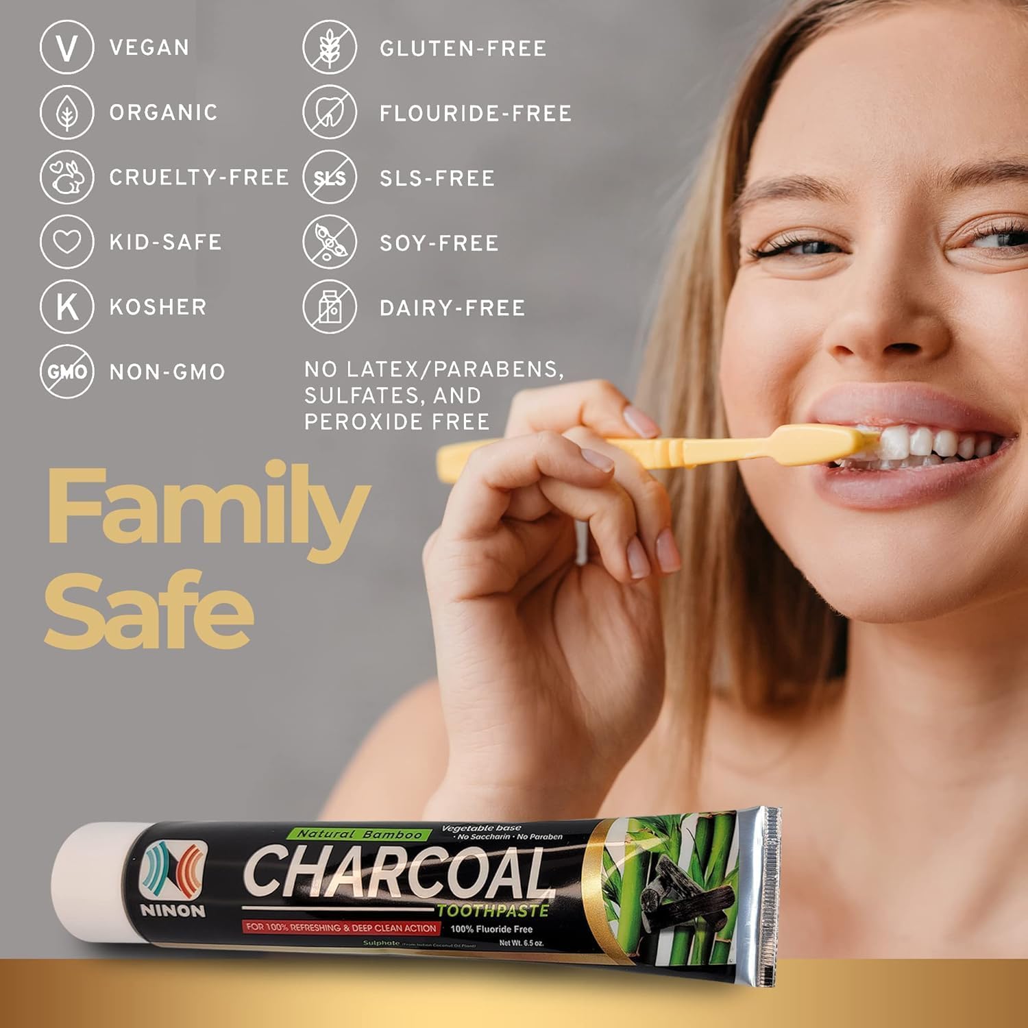 Activated Charcoal Natural Toothpaste - Image 7