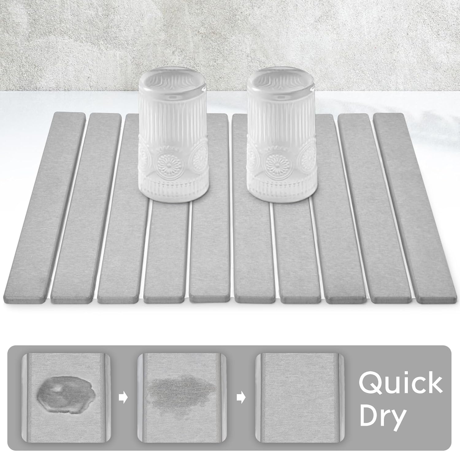 Large Stone Dish Drying Mats for Kitchen Counter - Image 3