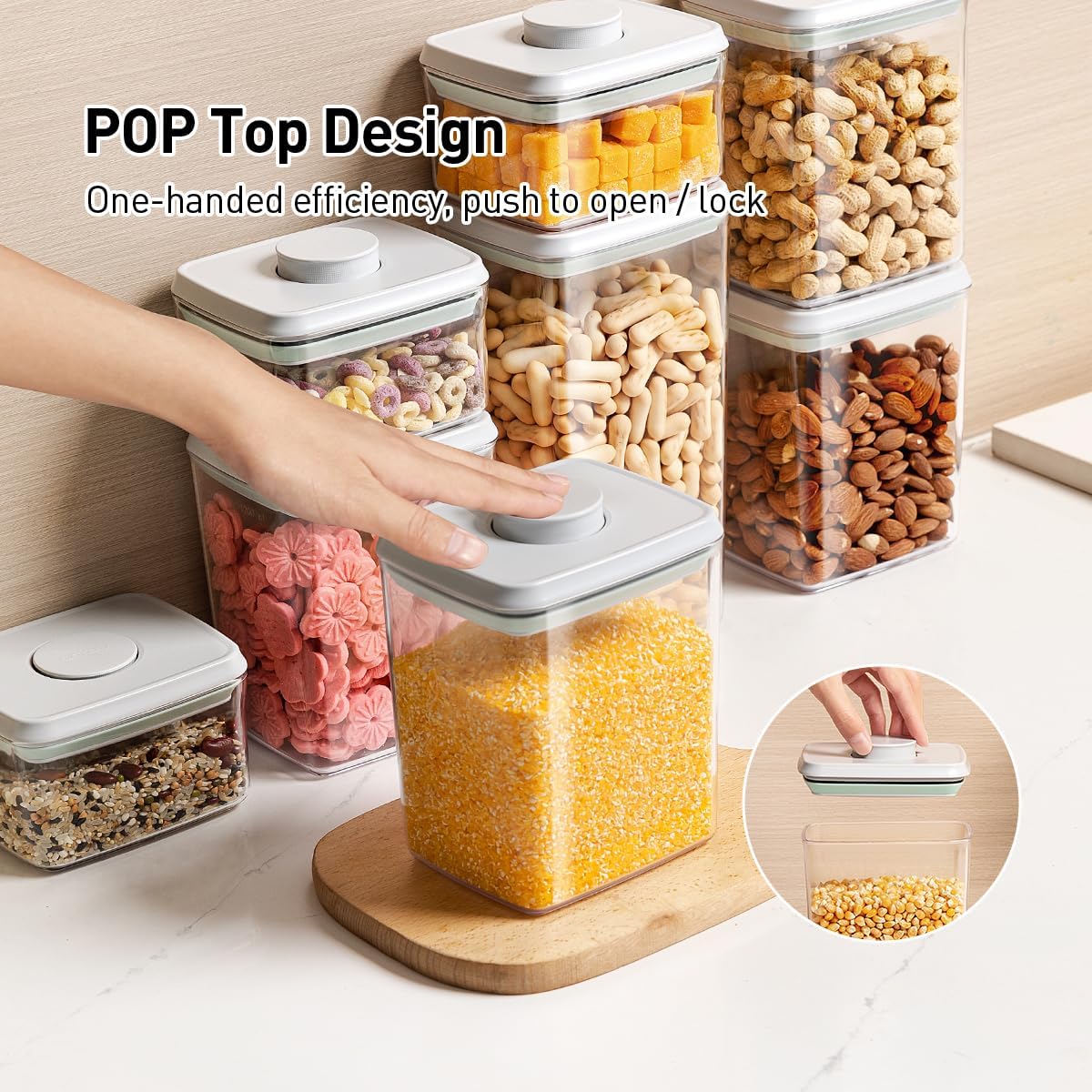 Airtight Pop Food Storage Containers - Image 3