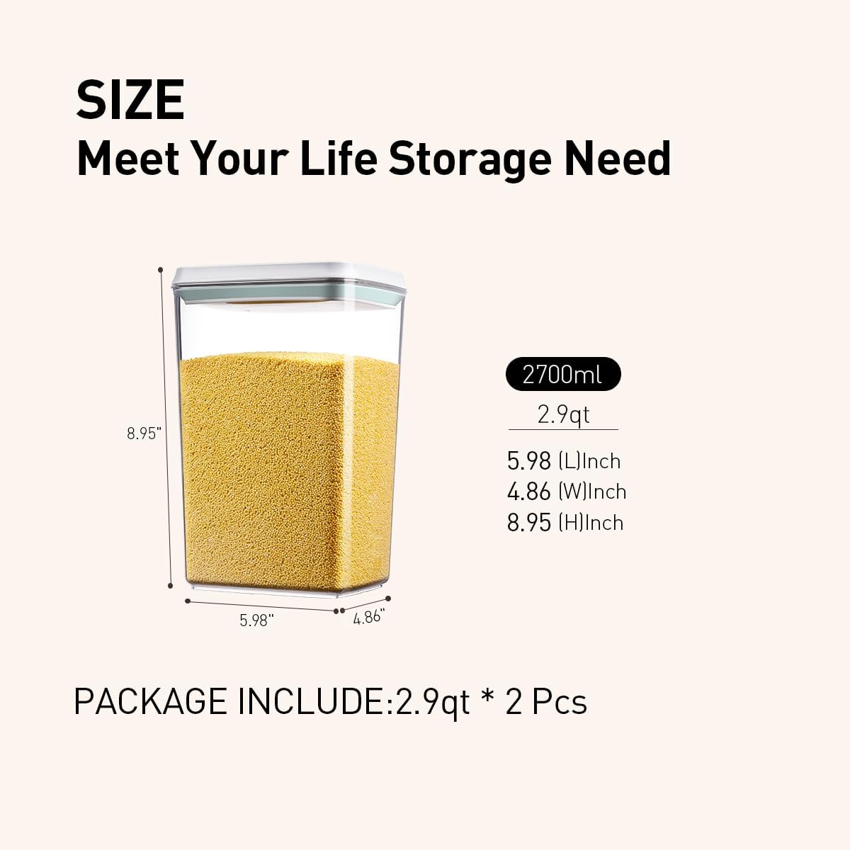 Airtight Pop Food Storage Containers - Image 6