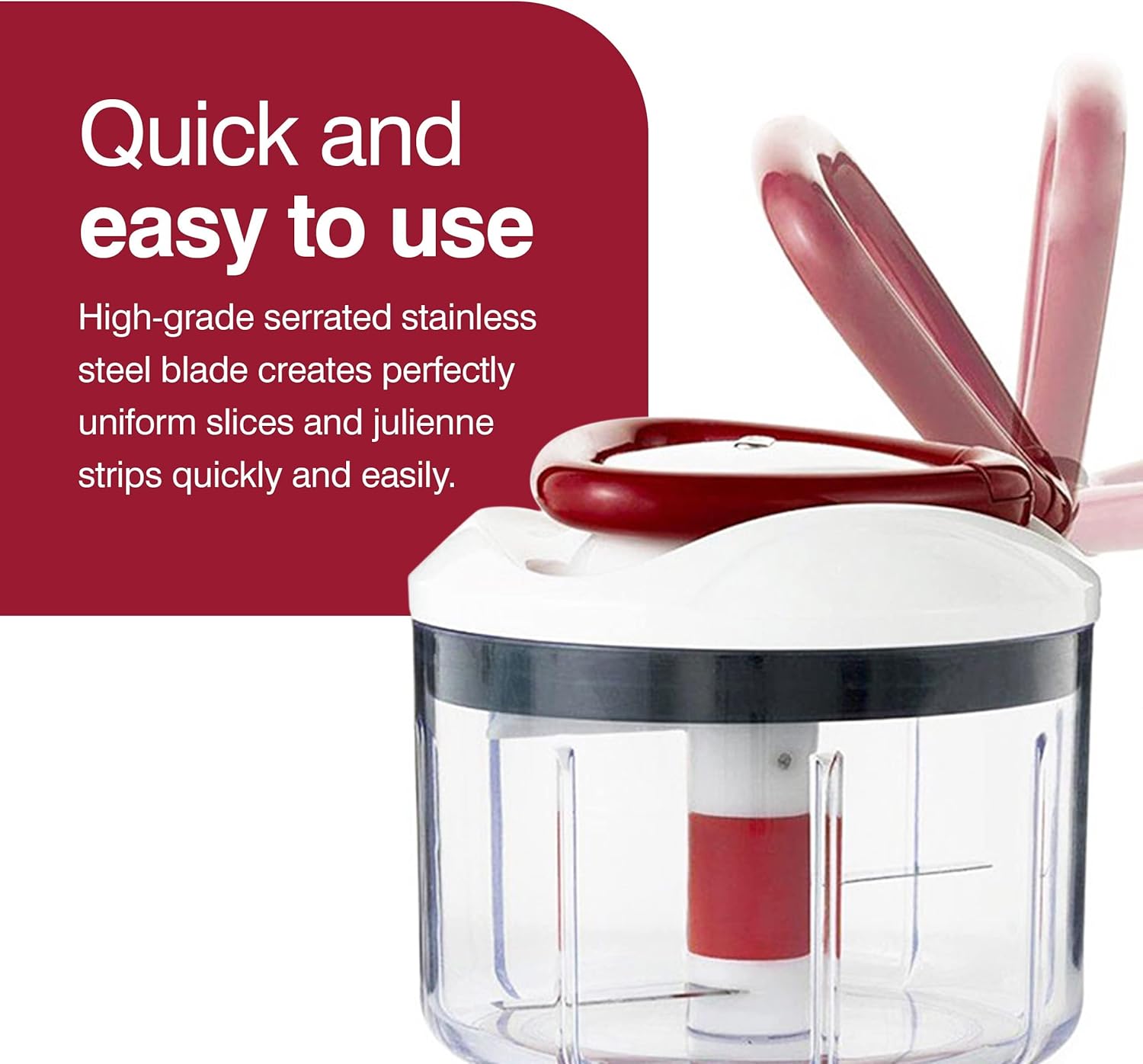 Zyliss Easy Pull Manual Food Chopper - Image 4