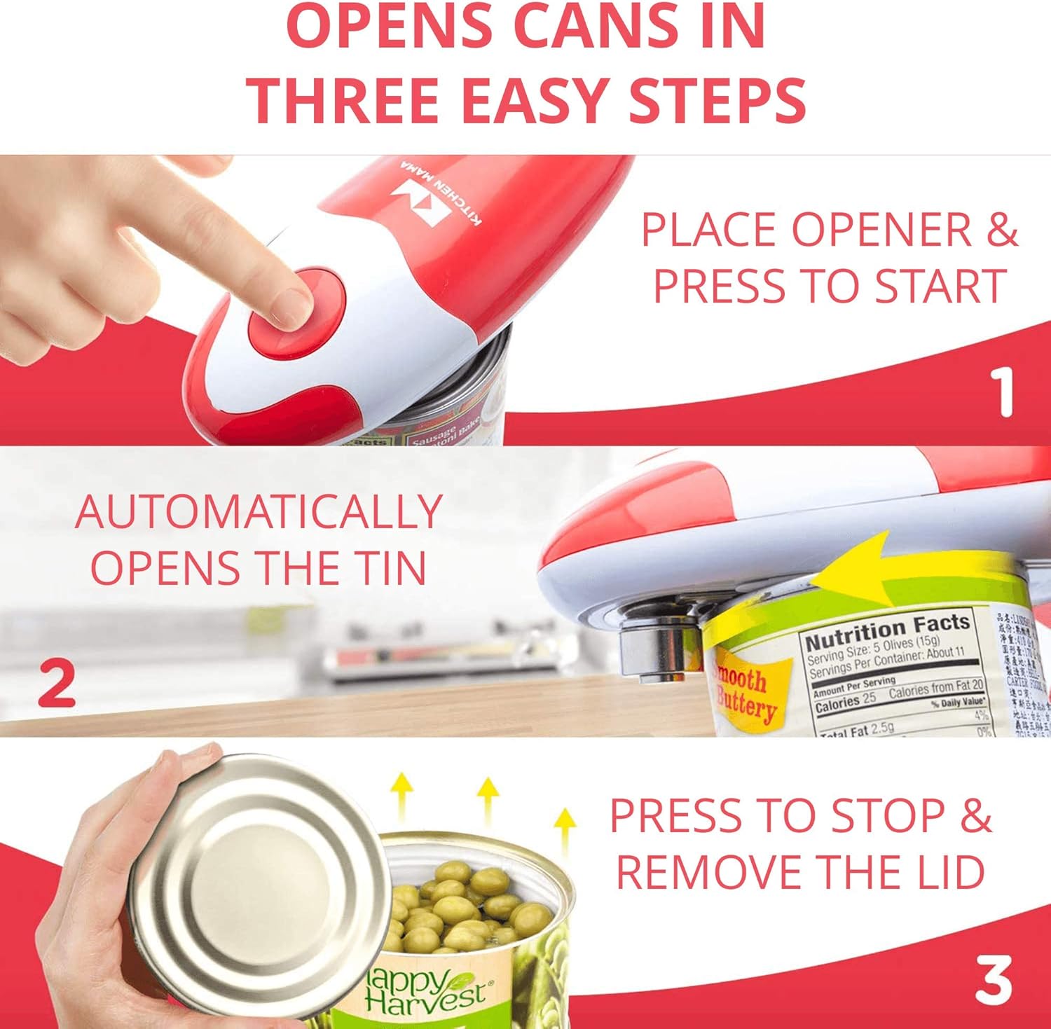 Kitchen Mama Auto Electric Can Opener - Image 3