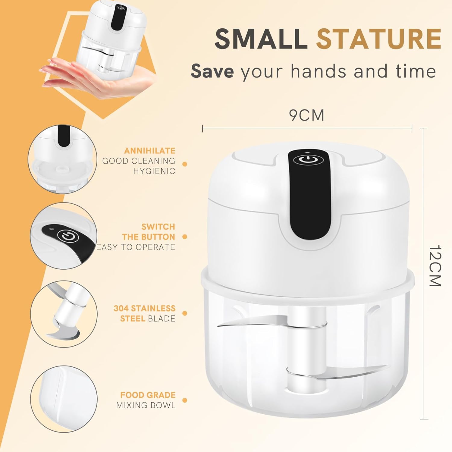 Mini Wireless Food Processor - Image 3