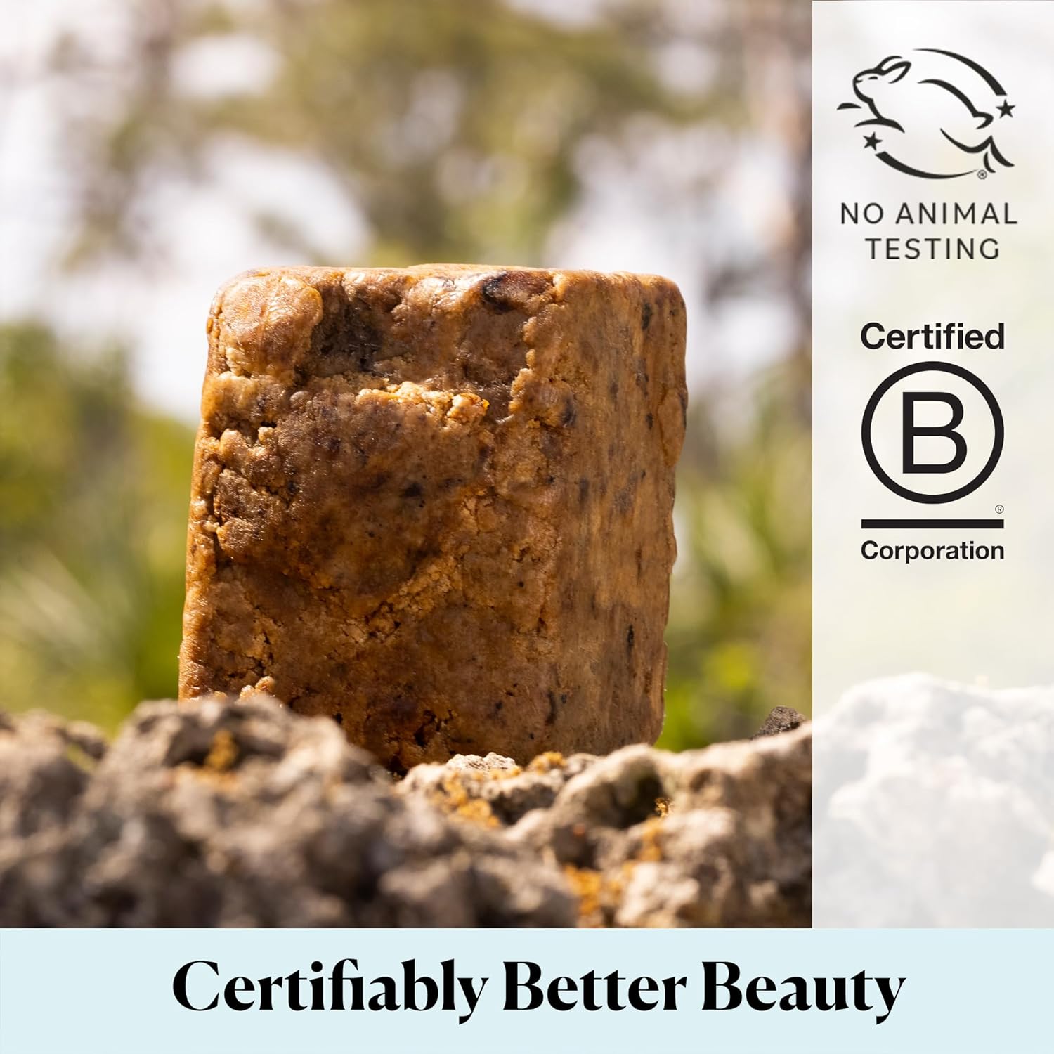 African Black Soap Bar for Face and Body - Image 7