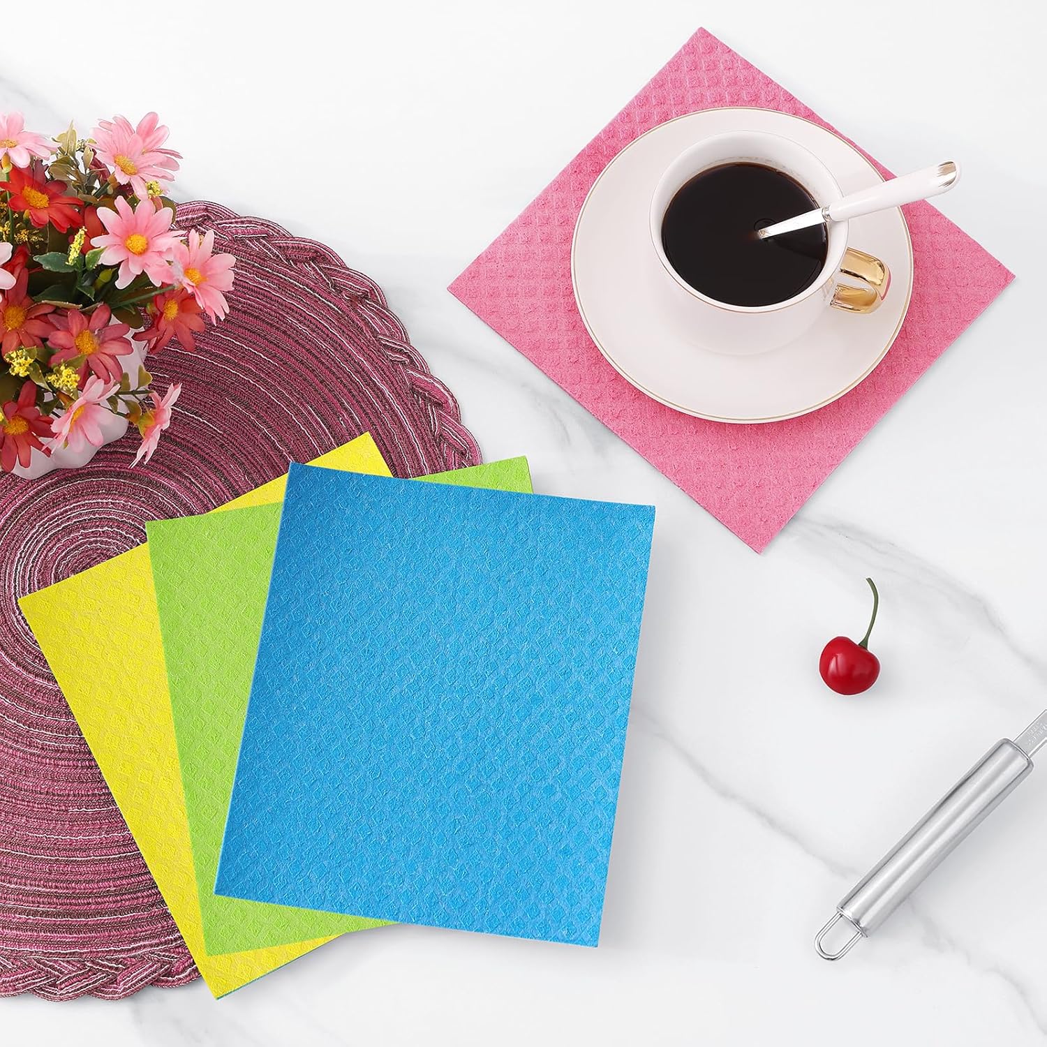 Homaxy Reusable Dishcloths 10 Pack - Image 7