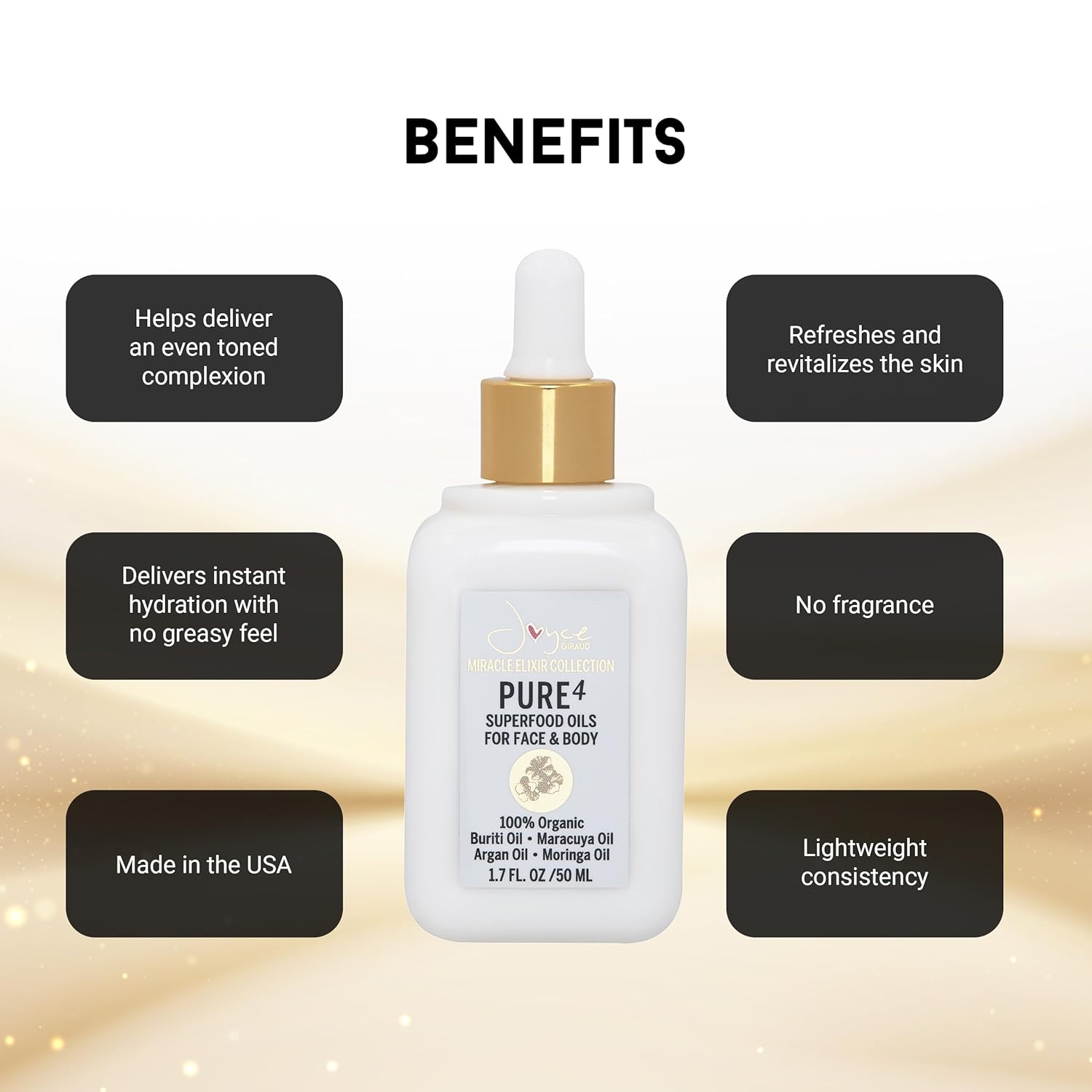 Joyce Giraud Pure4 Face & Body Superfood Oils - Image 4