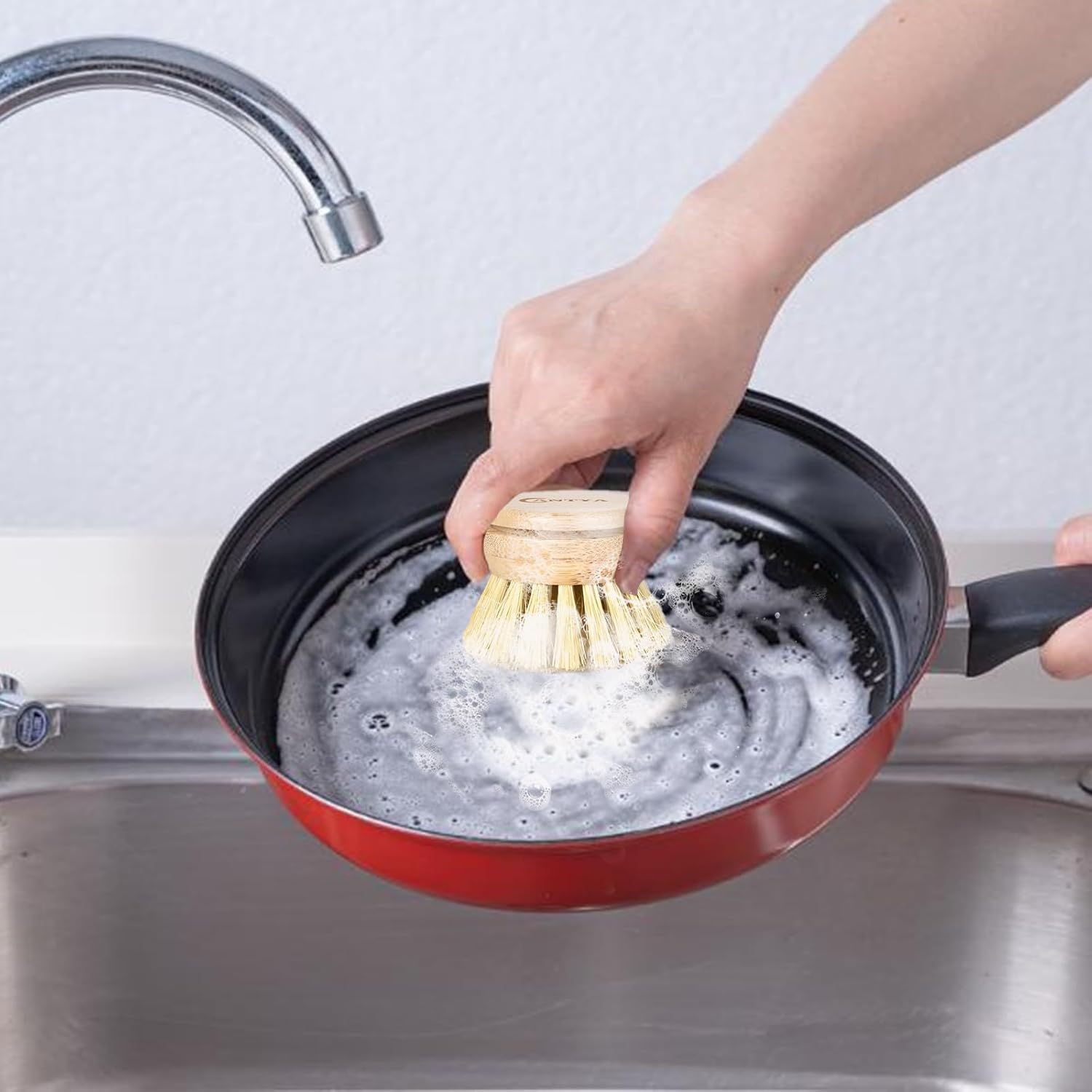 Eco Friendly Bamboo Dish Brush - Image 7