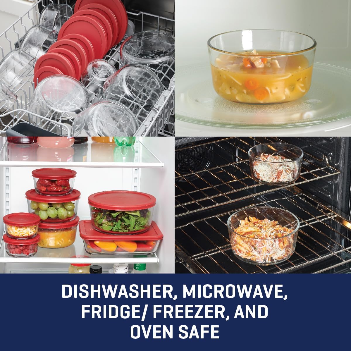 Anchor Hocking 12-Piece Glass Storage Set - Image 3