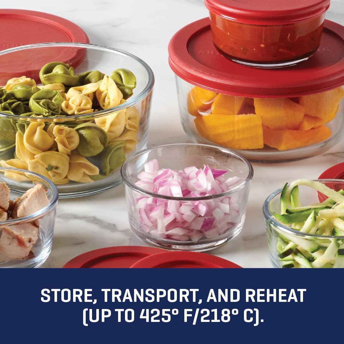 Anchor Hocking 12-Piece Glass Storage Set - Image 5