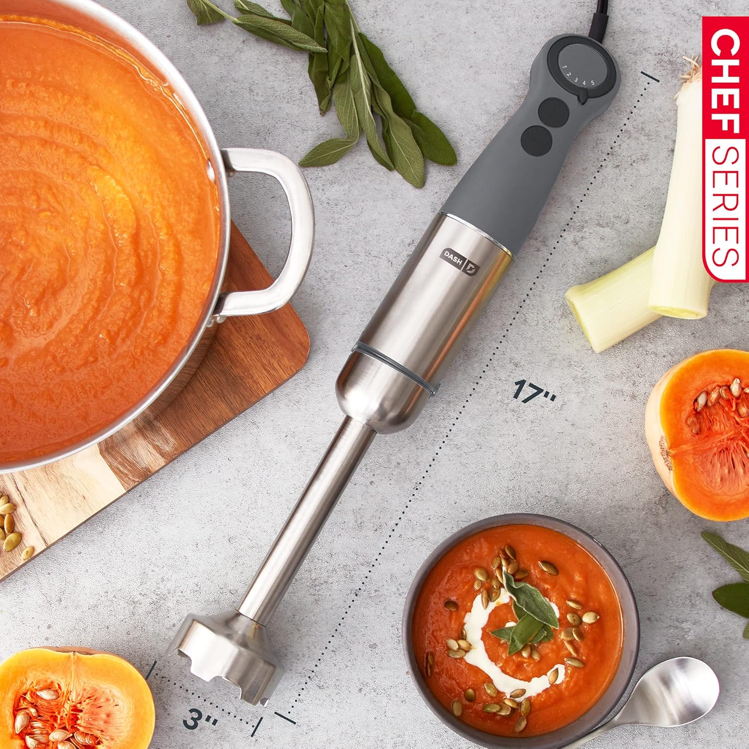 Dash Chef Series Deluxe Immersion Hand Blender - Image 7