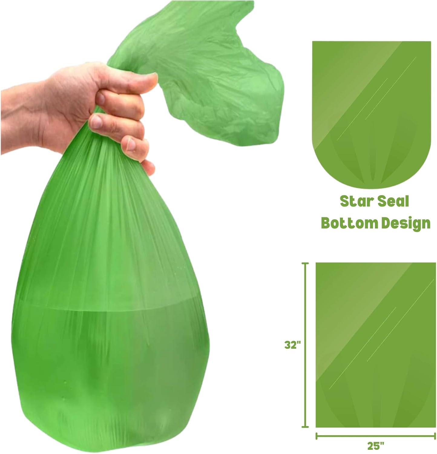 Eco-Friendly Tall Kitchen Trash Bags - Image 3