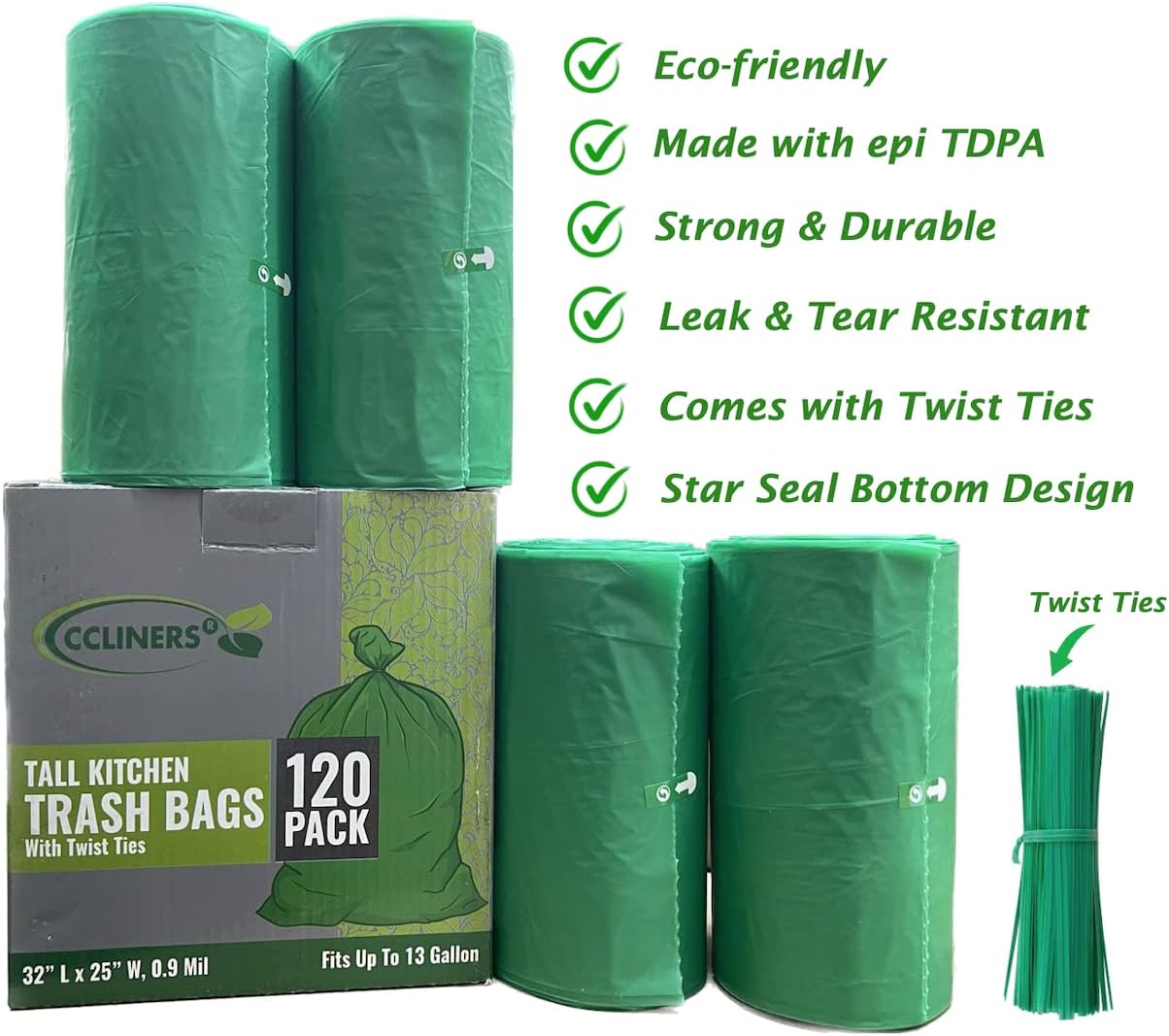 Eco-Friendly Tall Kitchen Trash Bags - Image 4