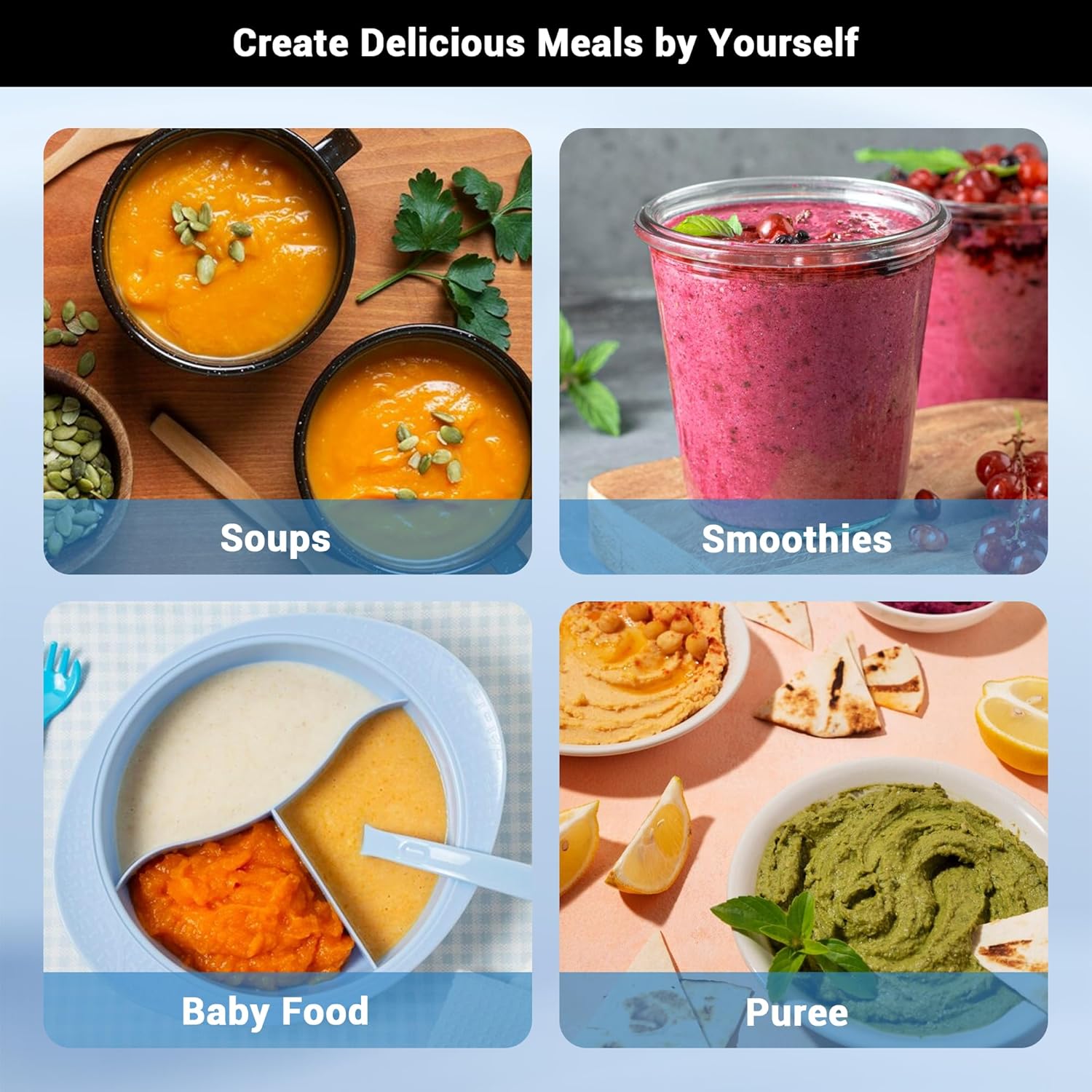 Immersion Blender with 15 Speed and Turbo Mode - Image 8