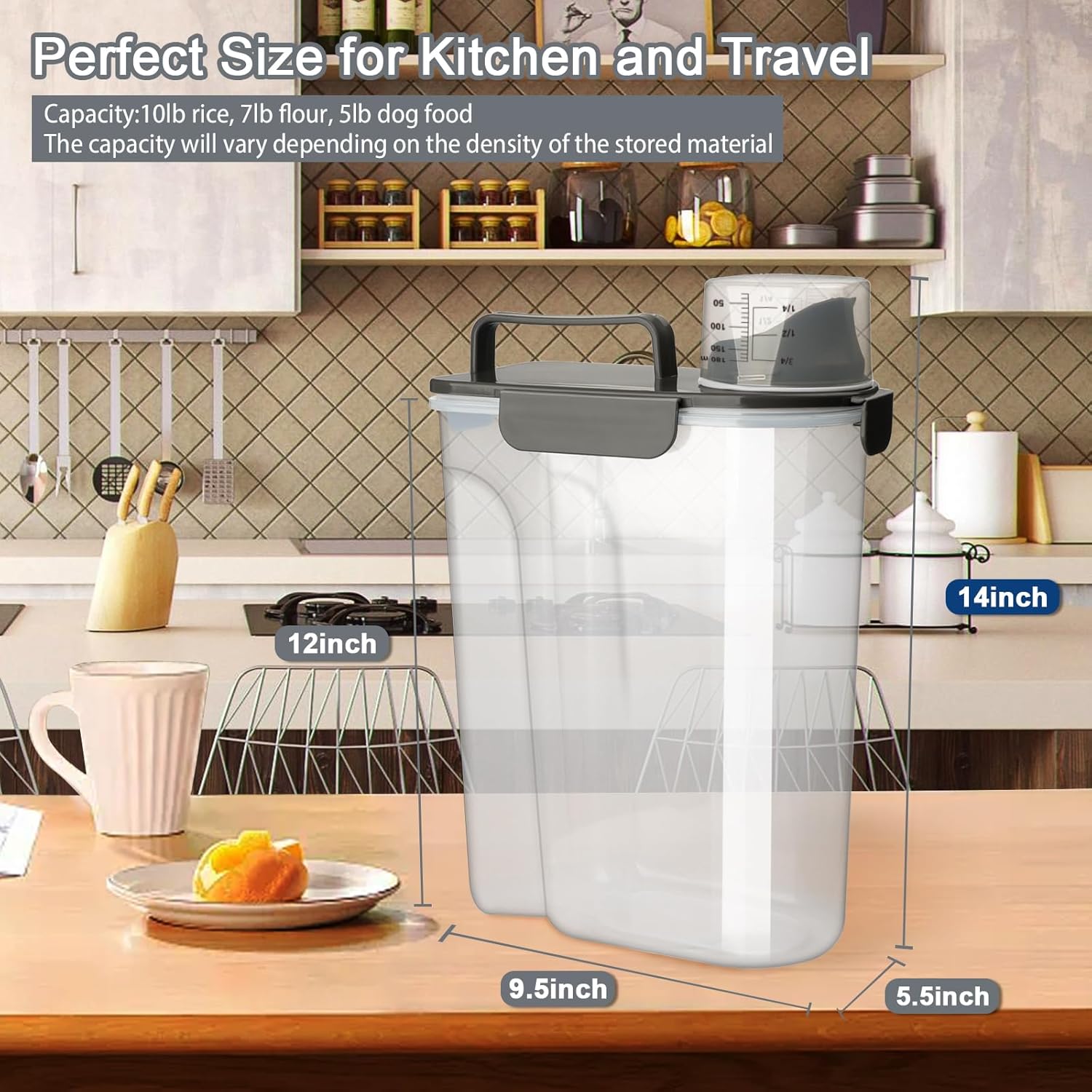 Airtight Food Storage Container with Pouring Spout - Image 5