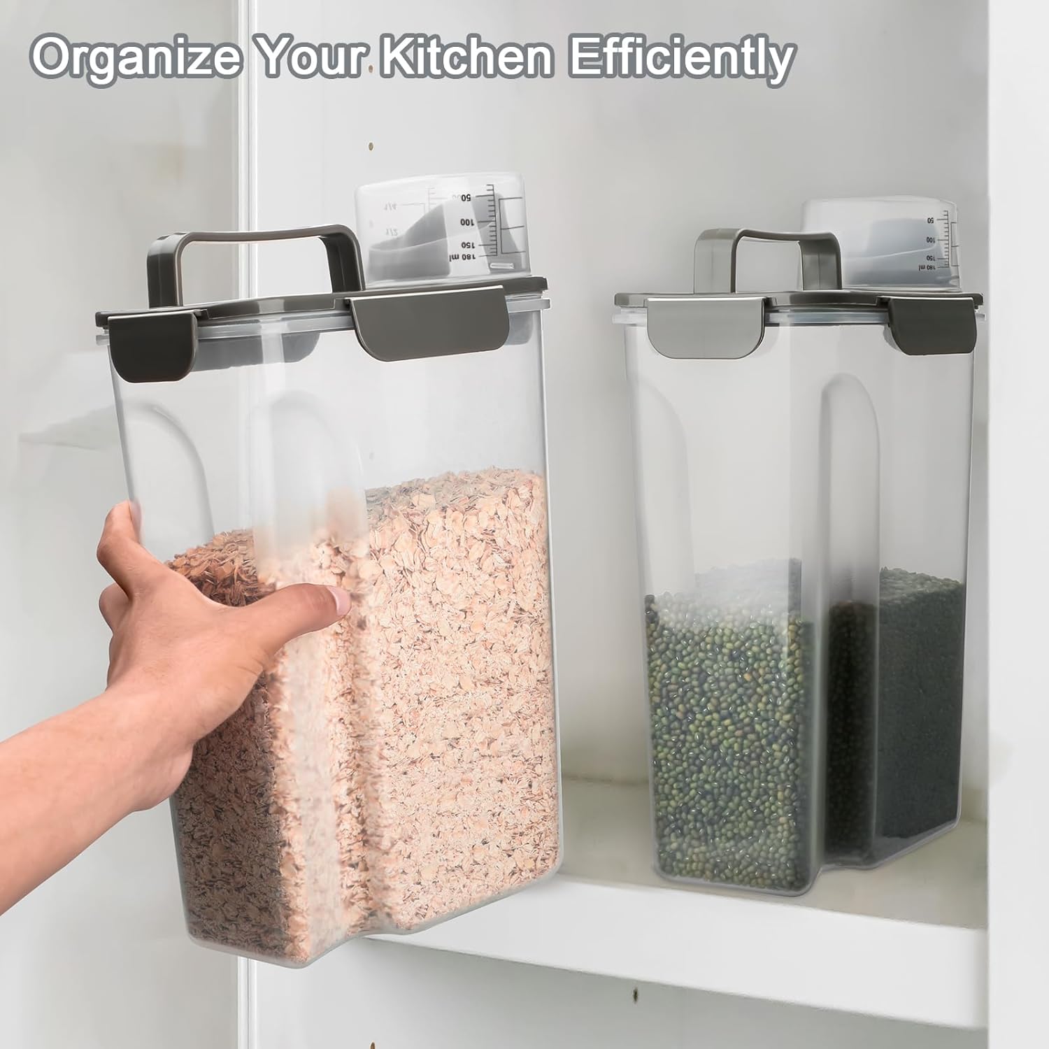 Airtight Food Storage Container with Pouring Spout - Image 8