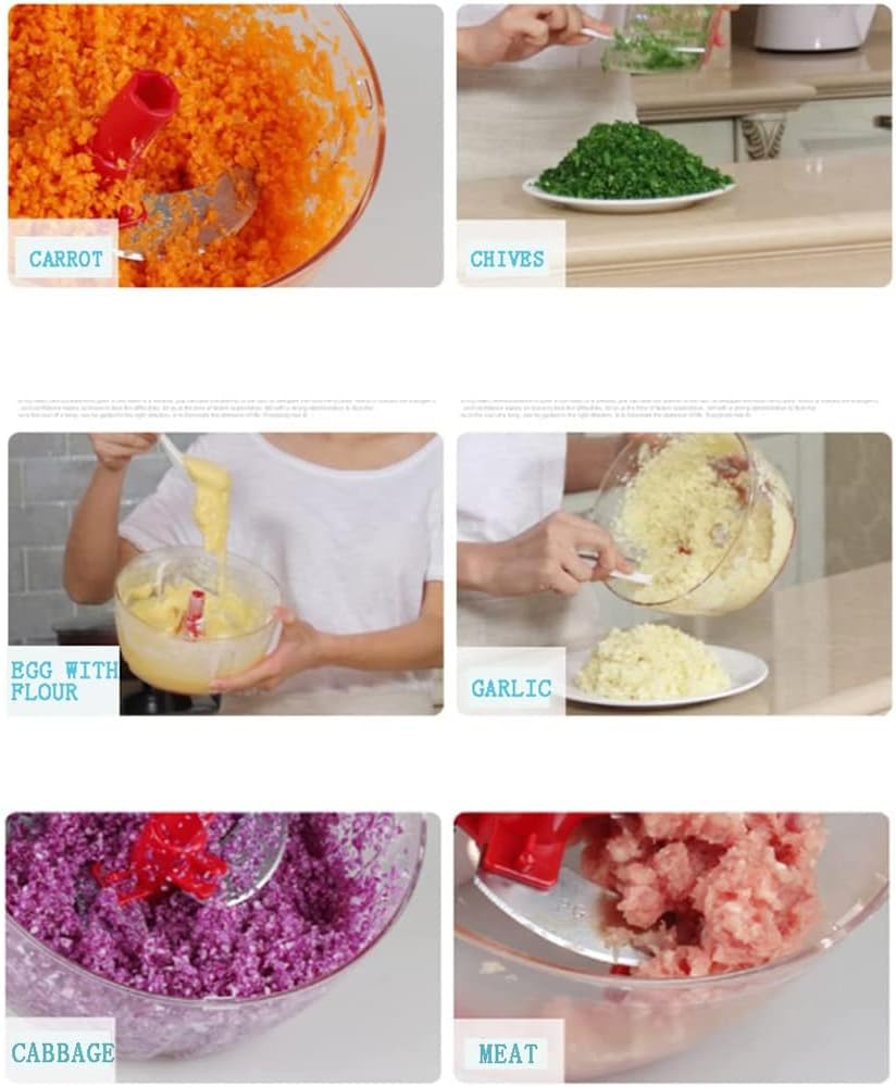 Manual Food Processor Chopper and Mincer - Image 6